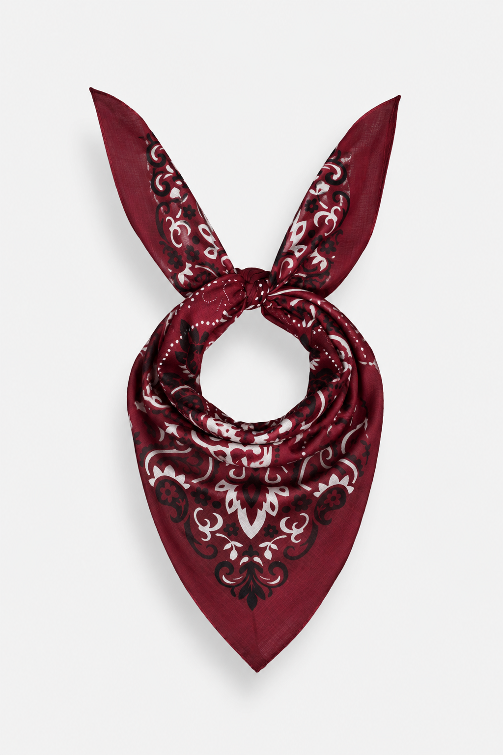 Bandana Burgundy cotton