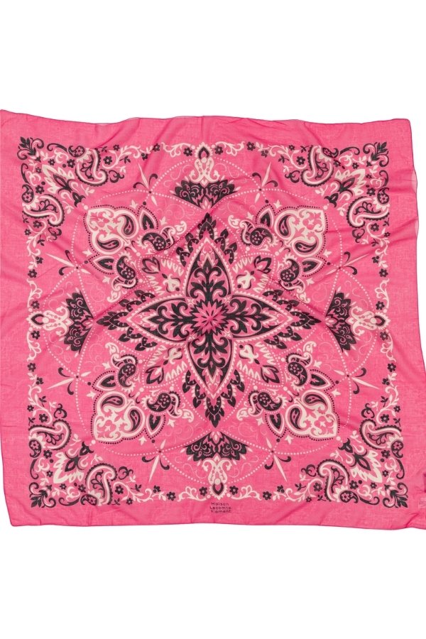 Bandana Carmine Pink cotton