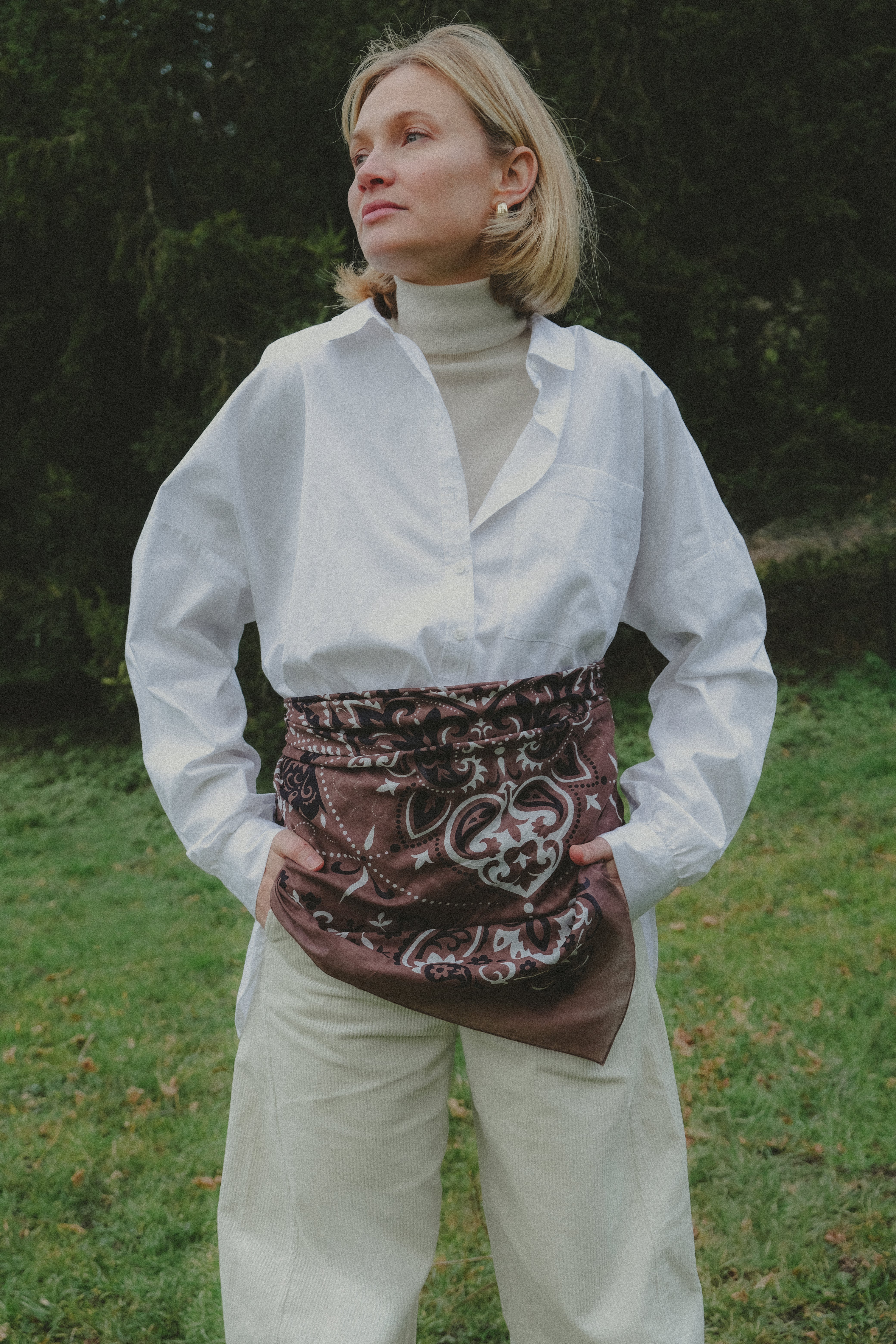 Bandana Chocolate cotton