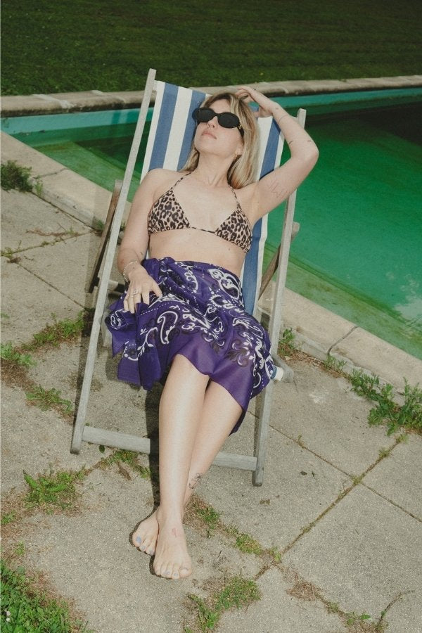 Costa Brava Purple Sarong