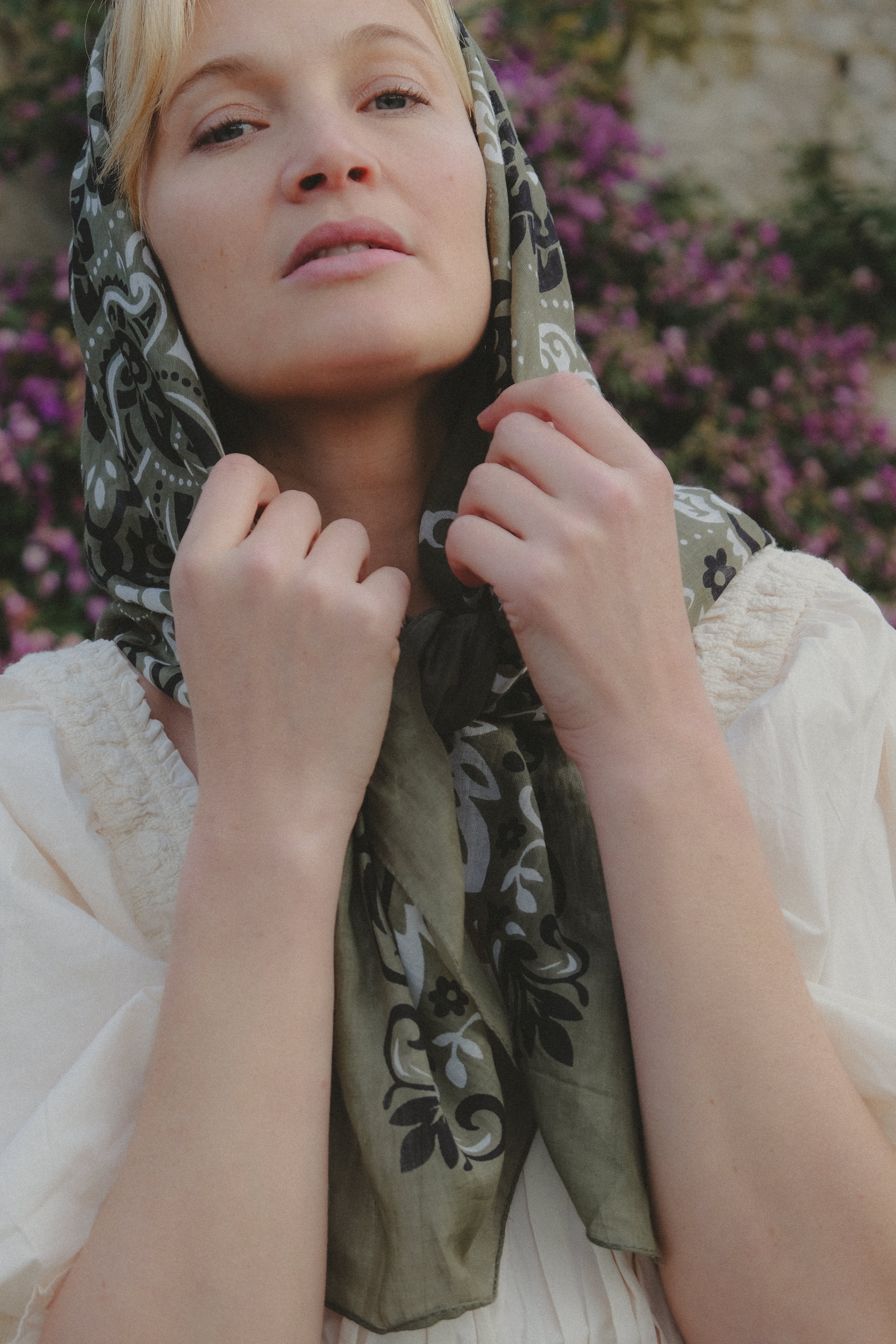 Bandana khaki cotton