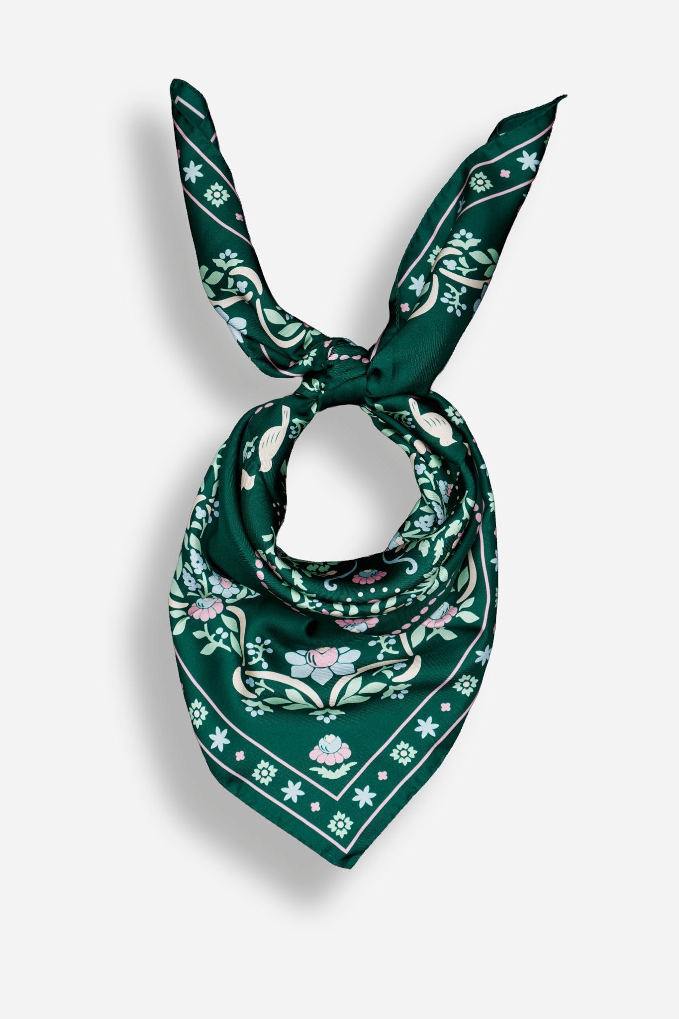 Secret garden Green Silk