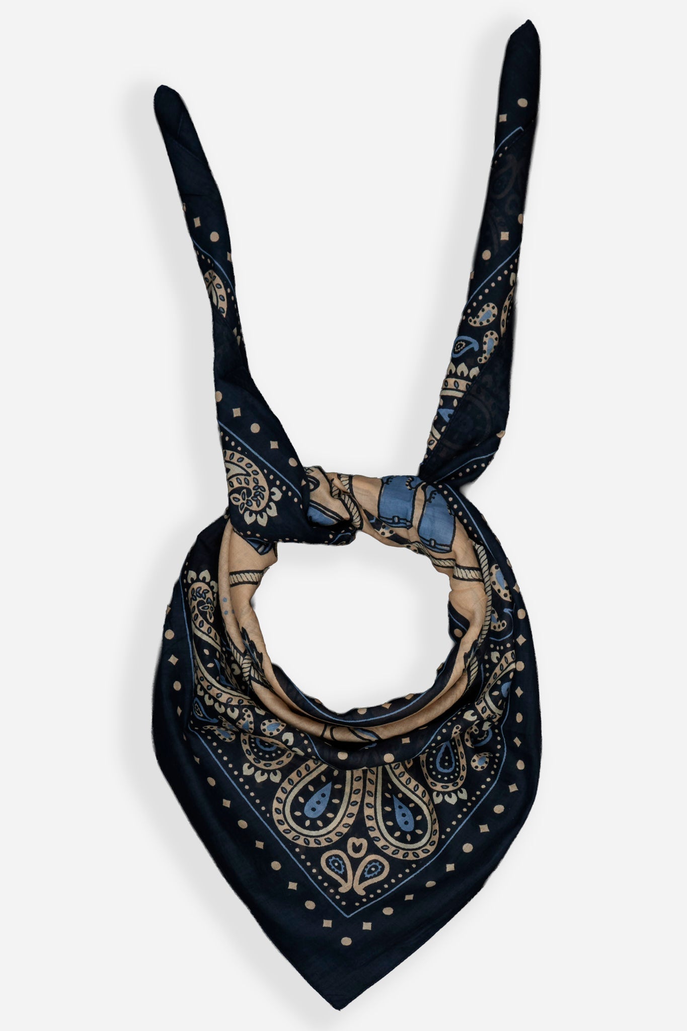 Rodeo Dark Navy Silk
