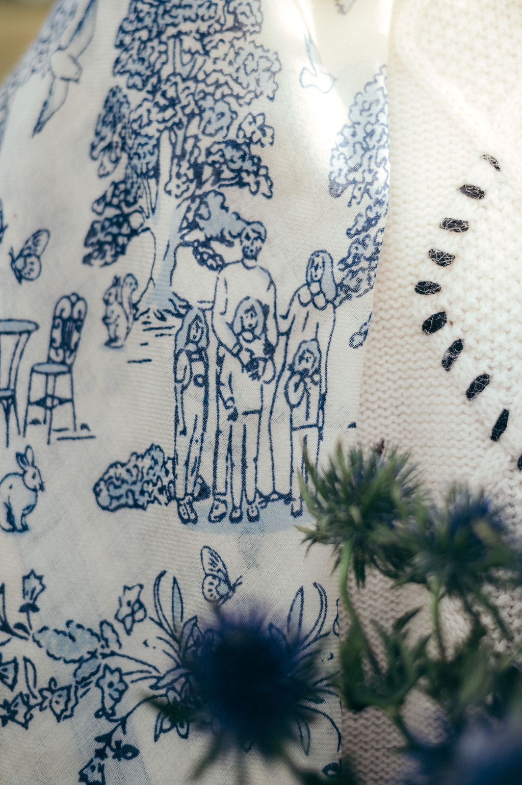 Toile de Jouy Navy WS