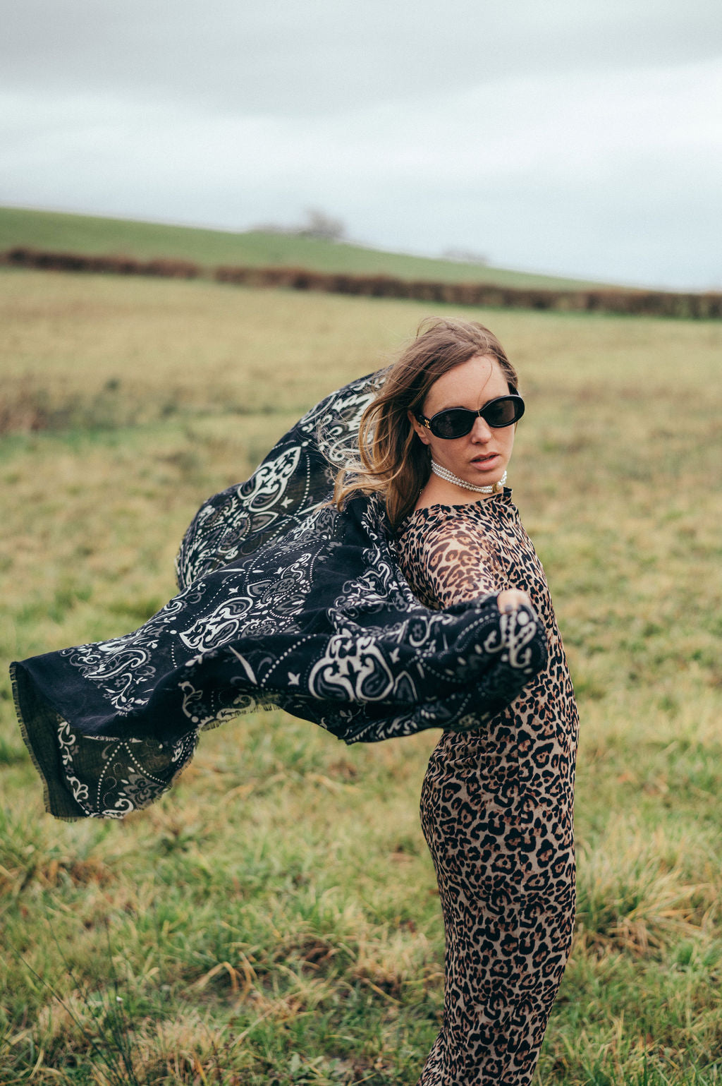 Bandana Black scarf WC