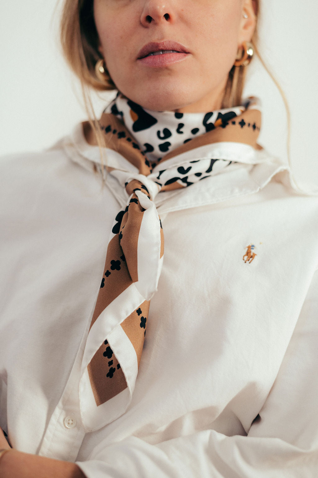 Leo Beige Camel Silk