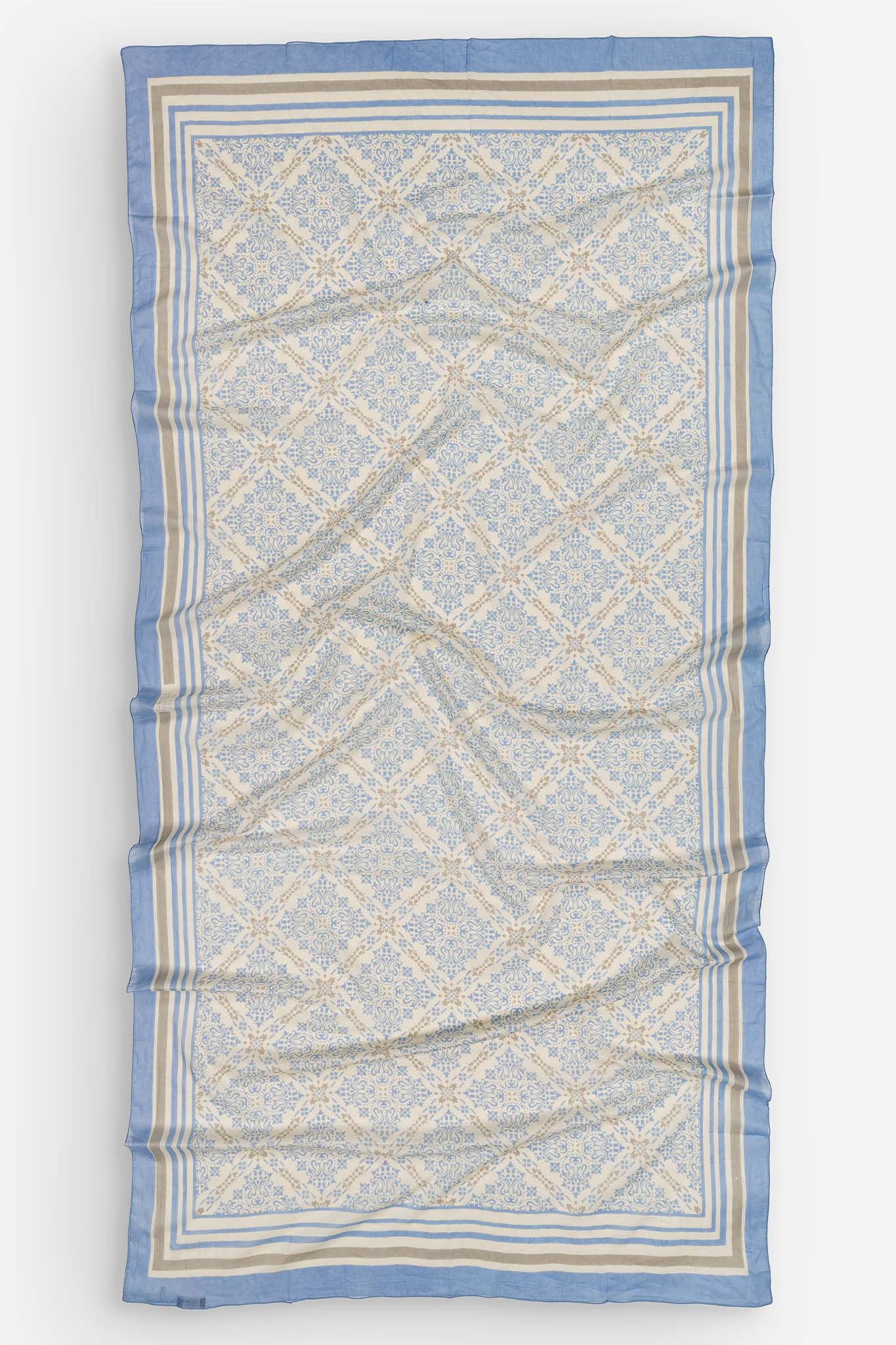 Large Azulejos Sky Sarong