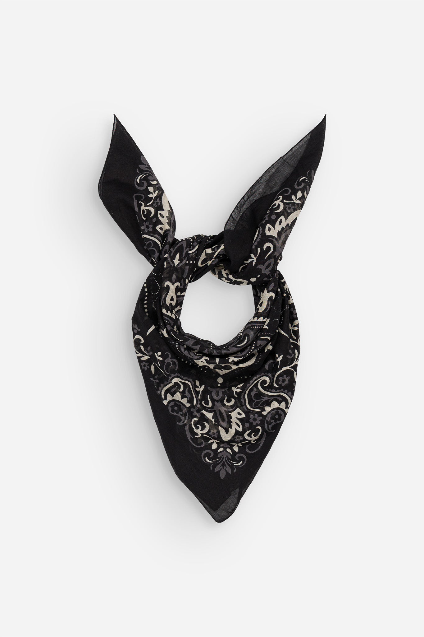 Bandana Black cotton