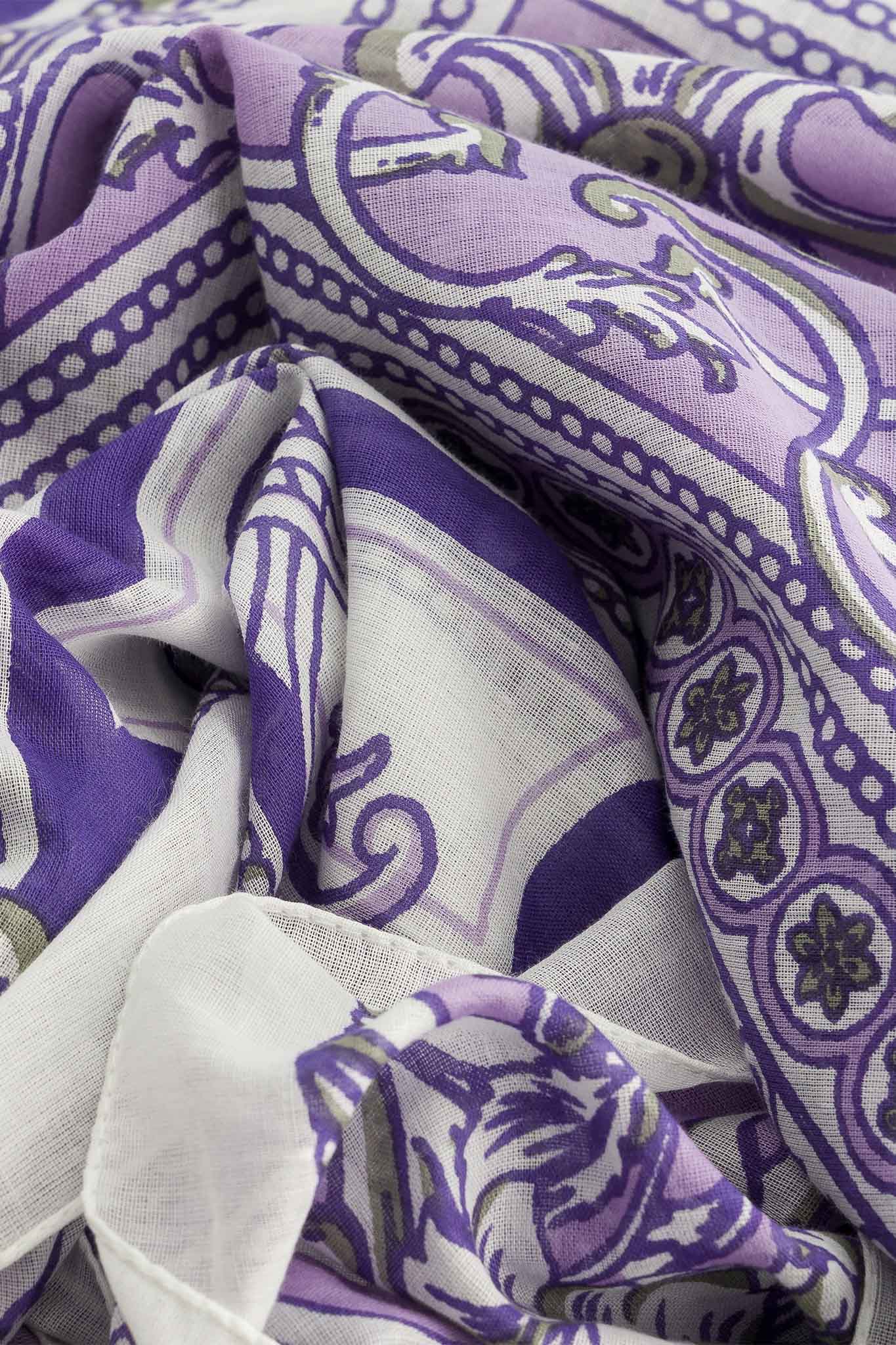 Mosaic Lilac cotton