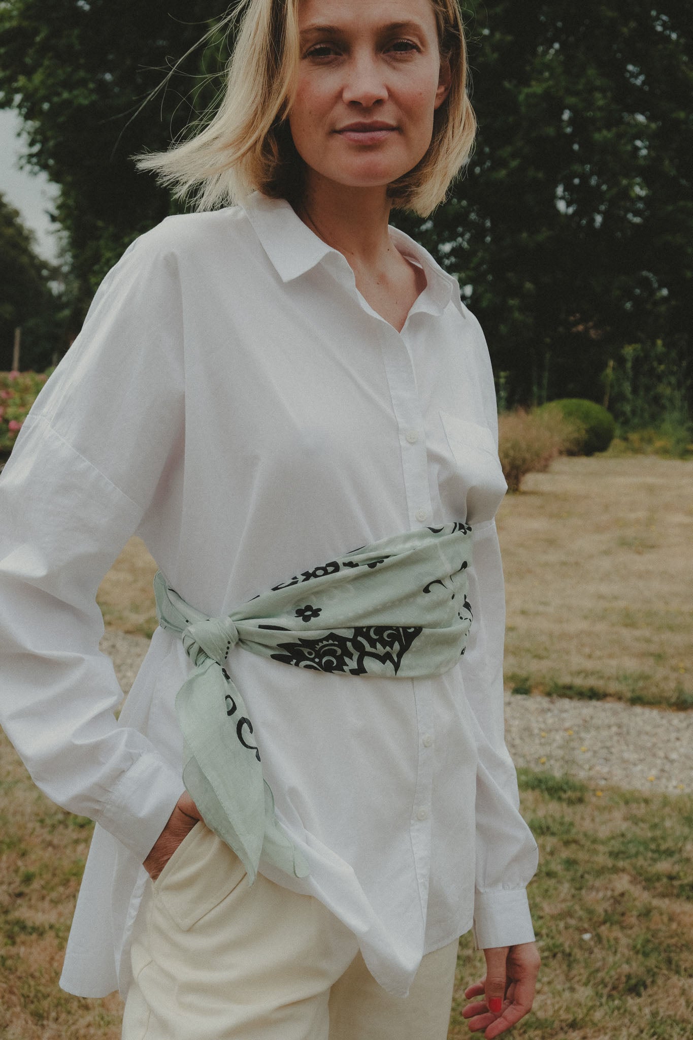 Bandana Mint cotton