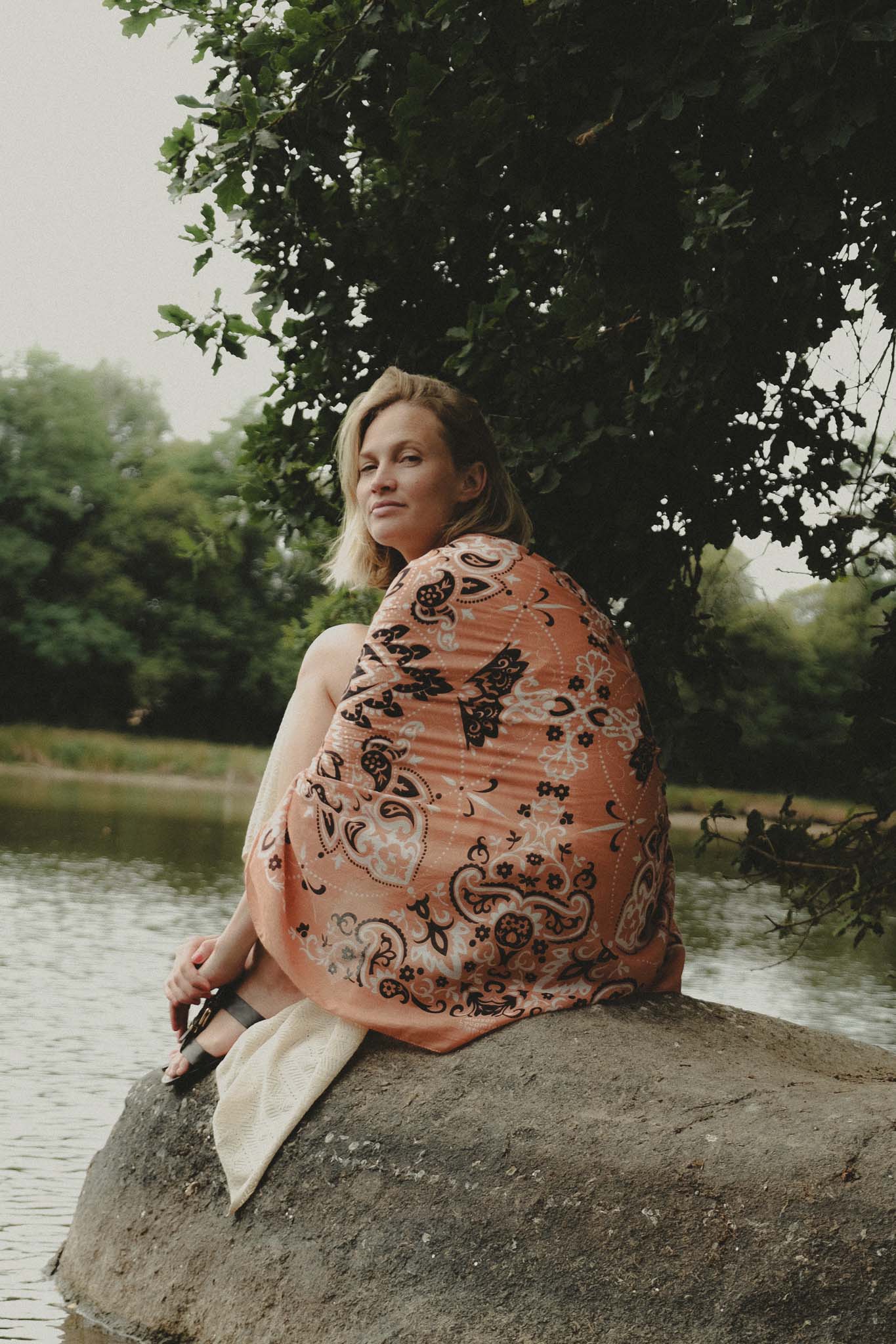 Costa Brava Coral Sarong