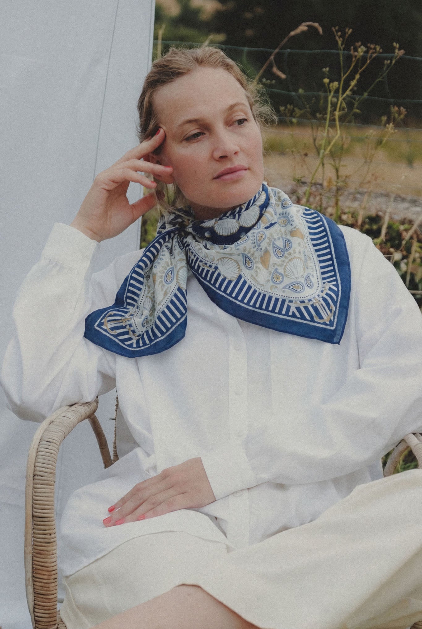 Bretagne Navy Cotton