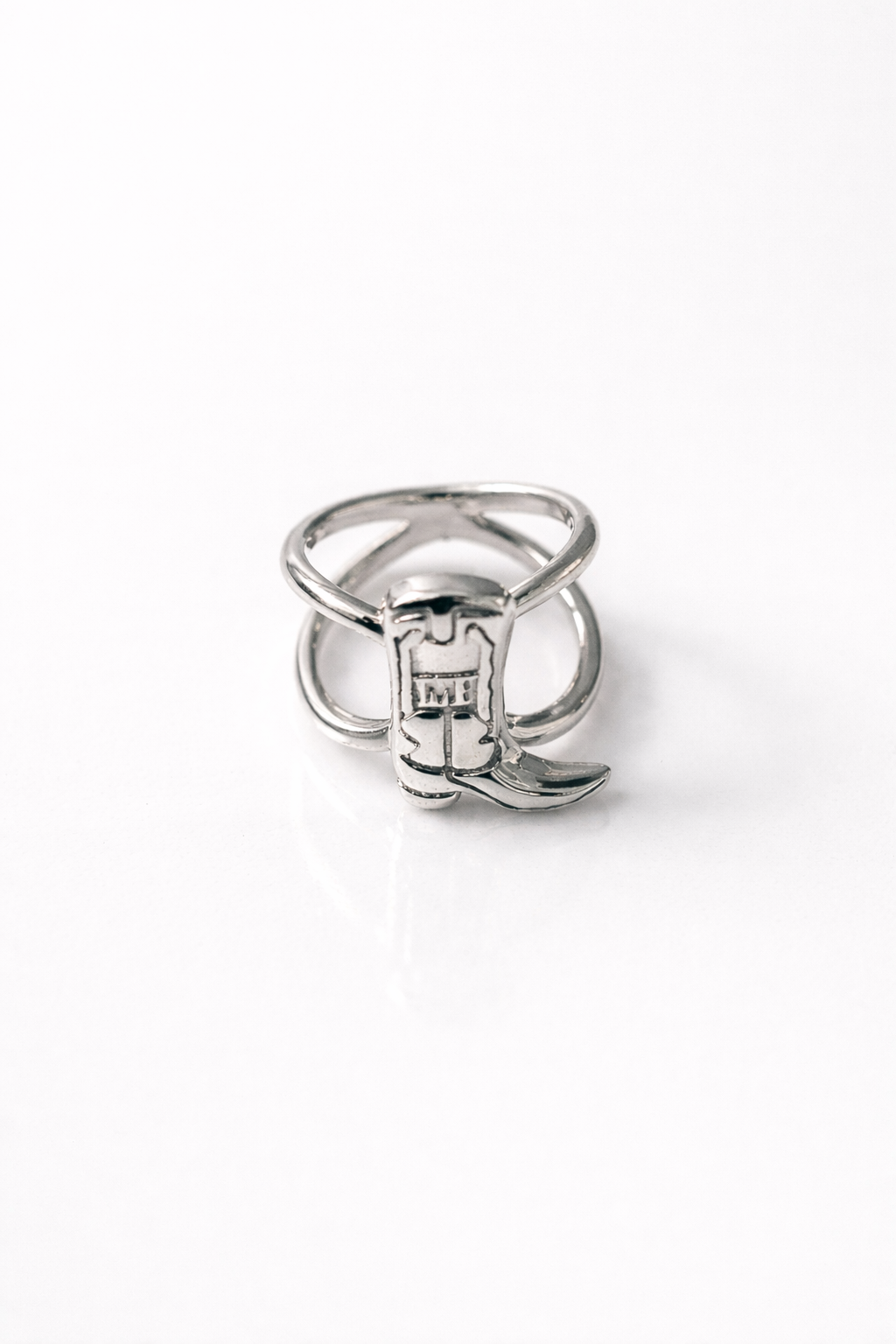 Silver Boots rings