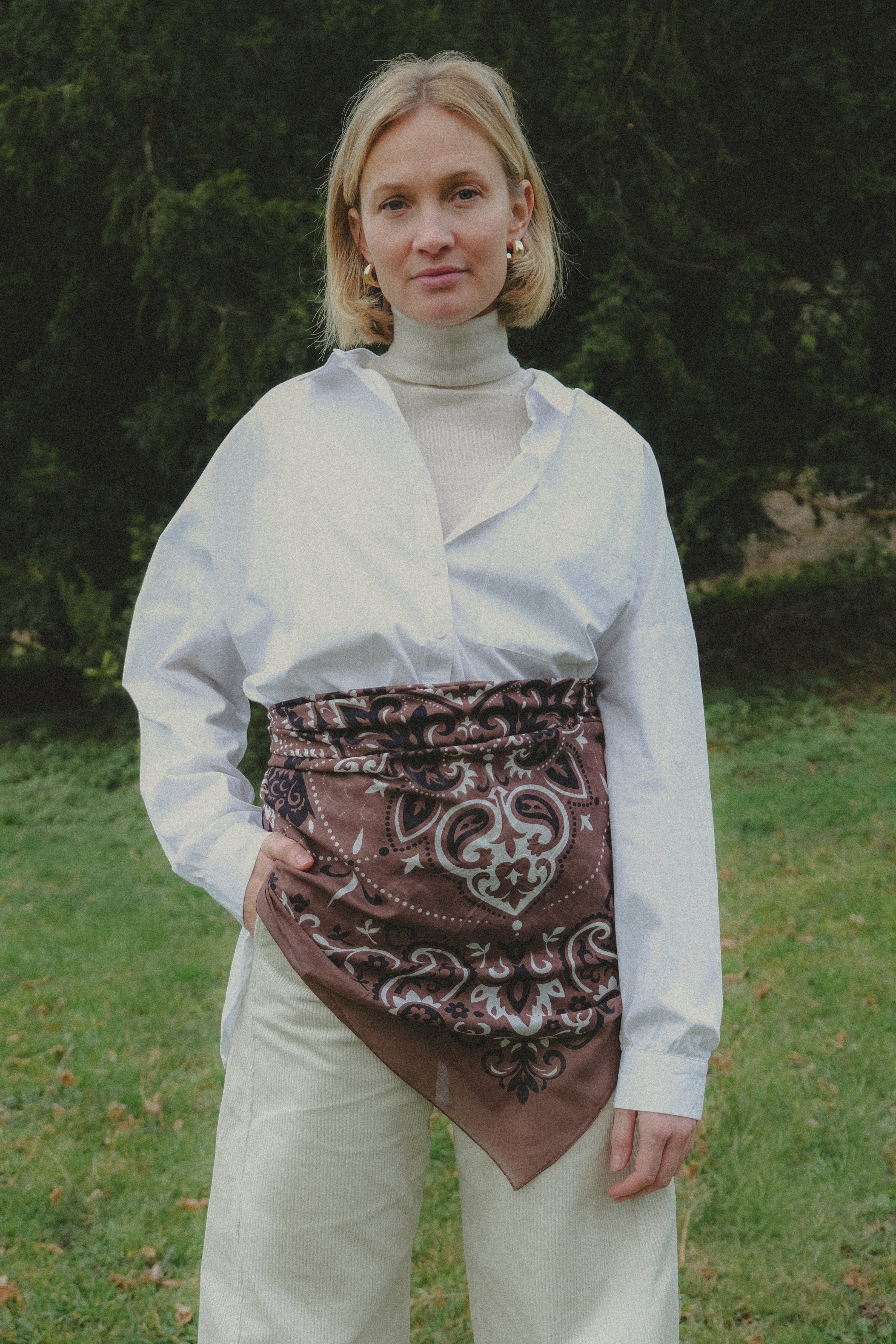 Bandana Chocolate cotton