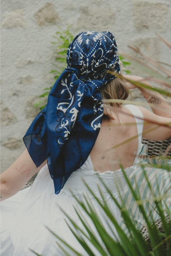 Bandana Navy cotton