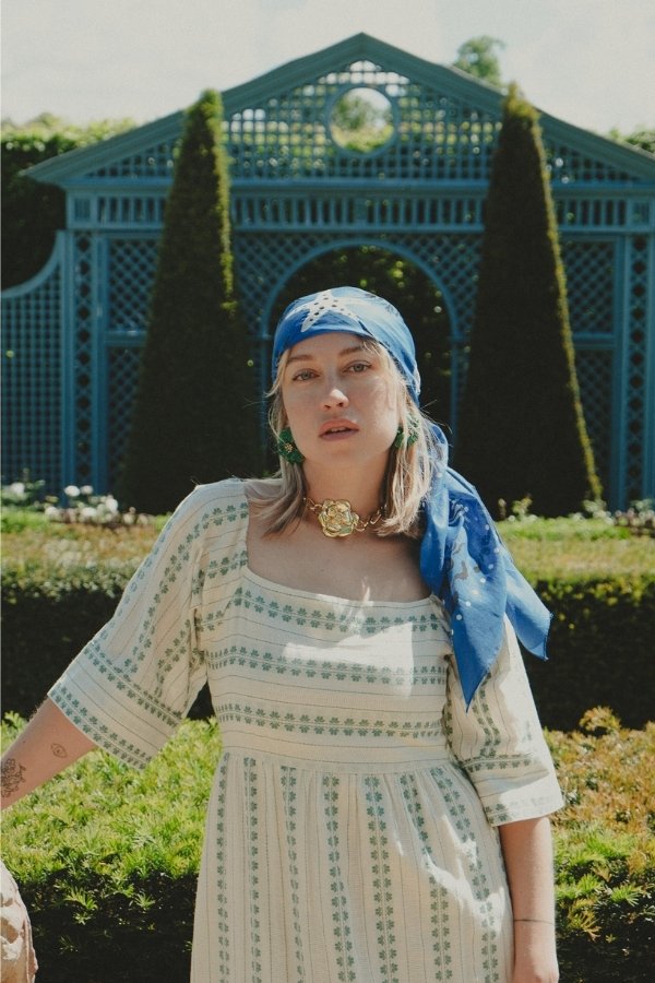 Bandana Blue Crustaceans Cotton