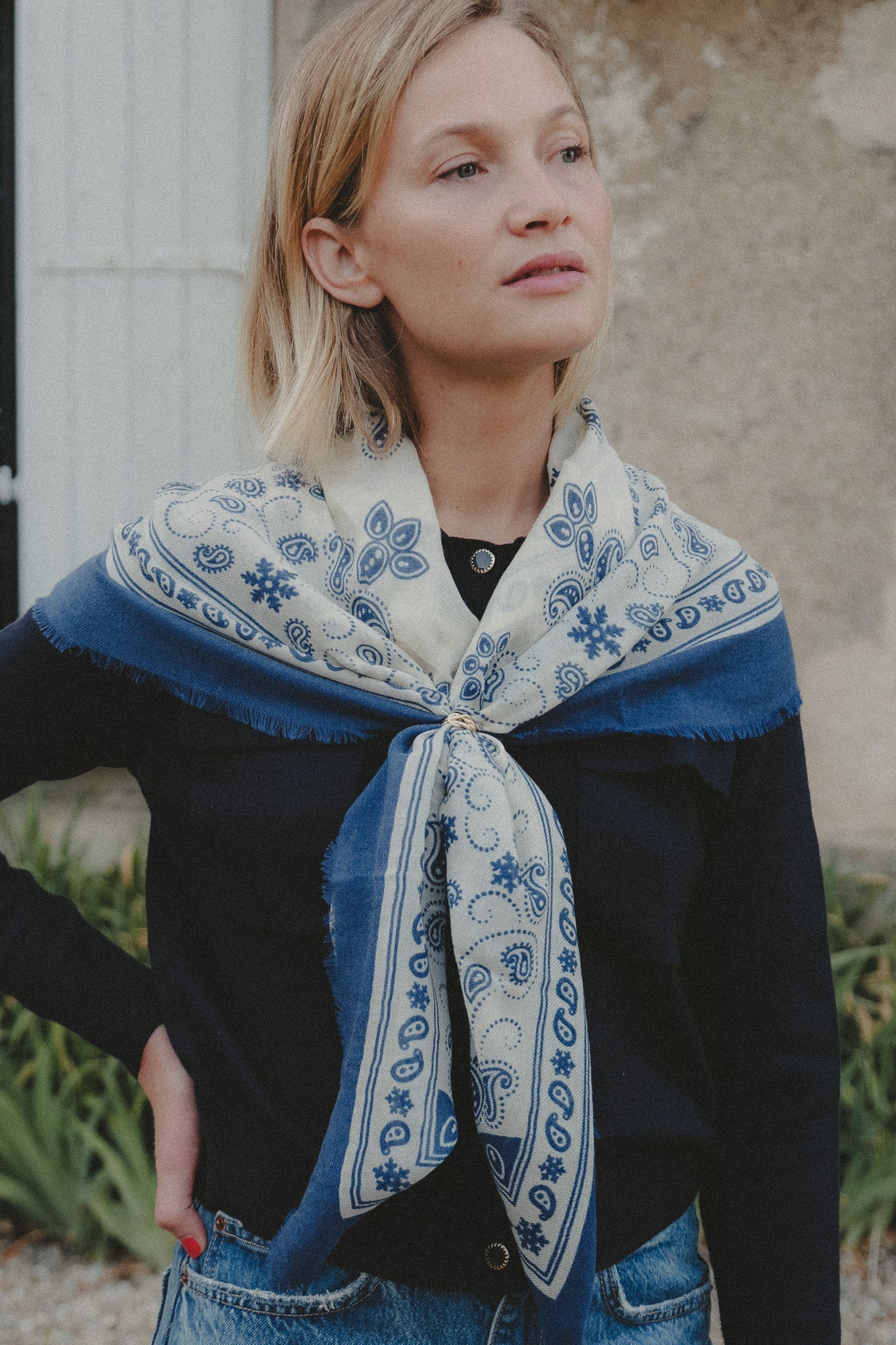 Bandana Flocon Blue Jeans WC
