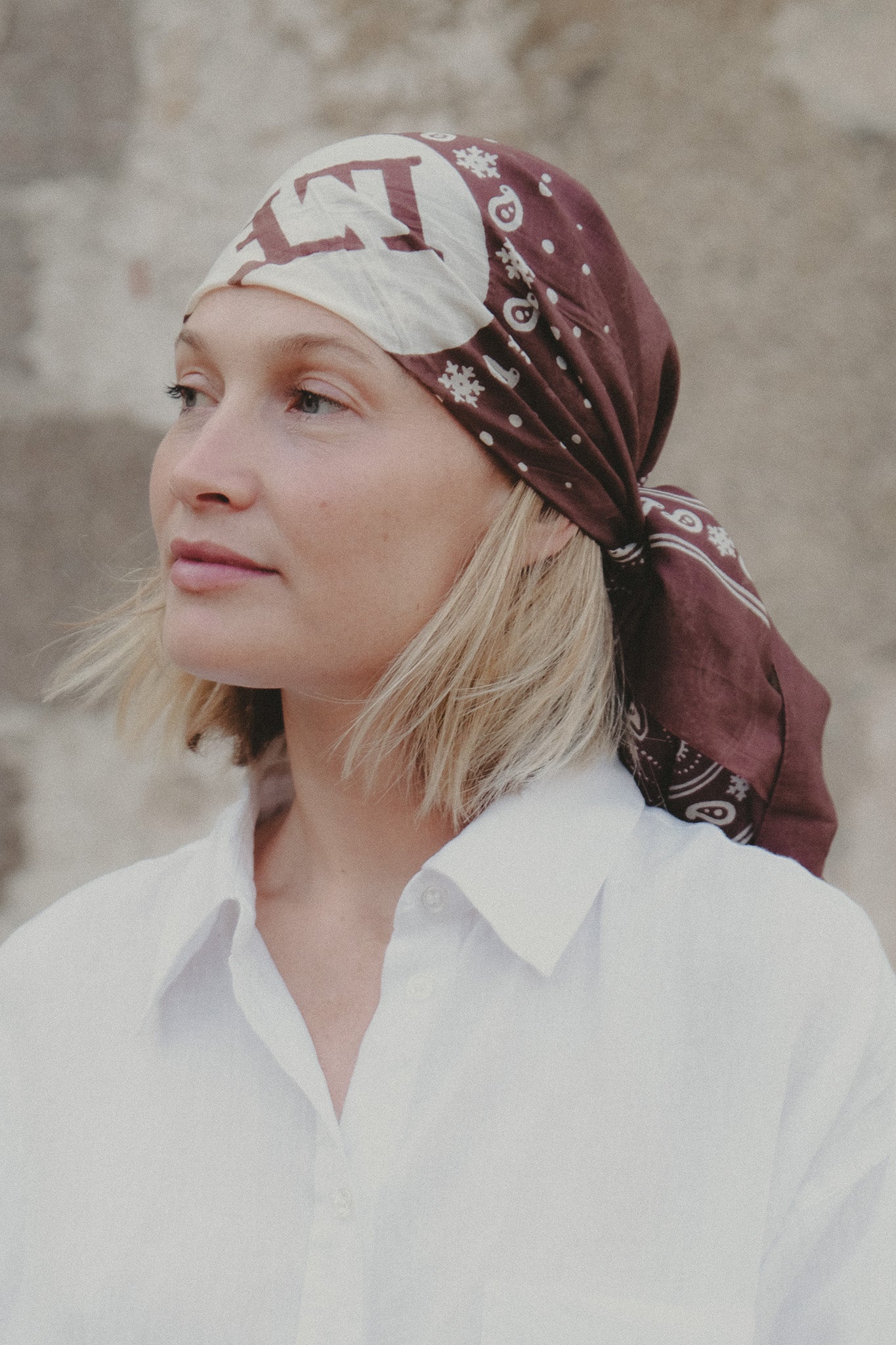 Flocon Choco cotton Bandana