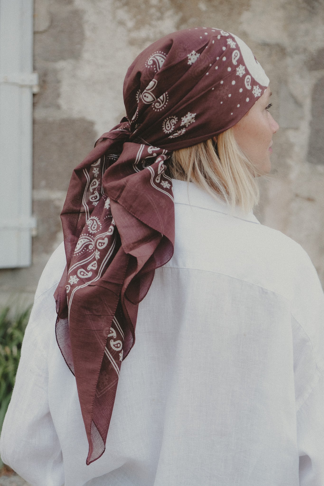 Flocon Choco cotton Bandana