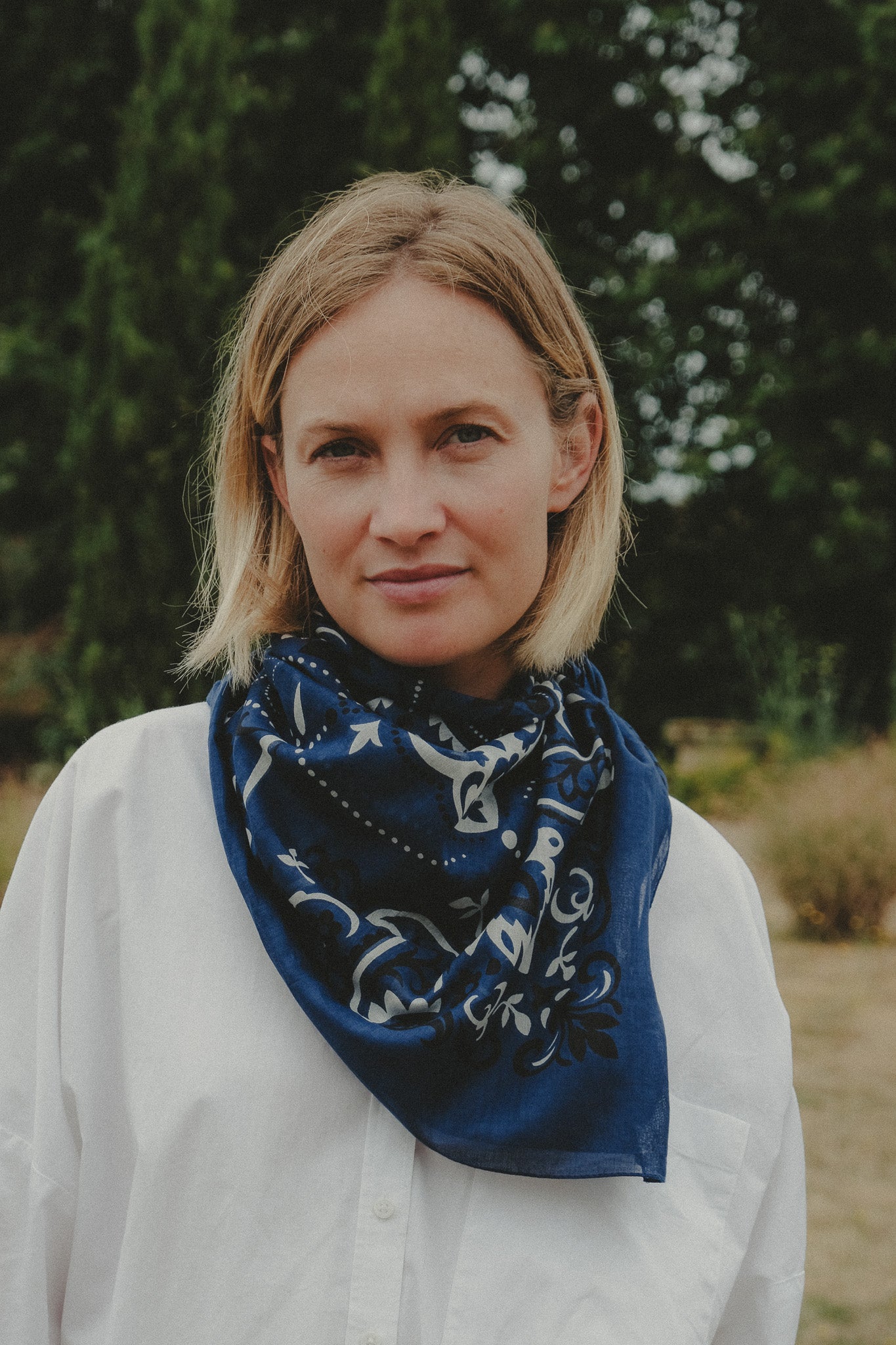 Bandana Navy cotton