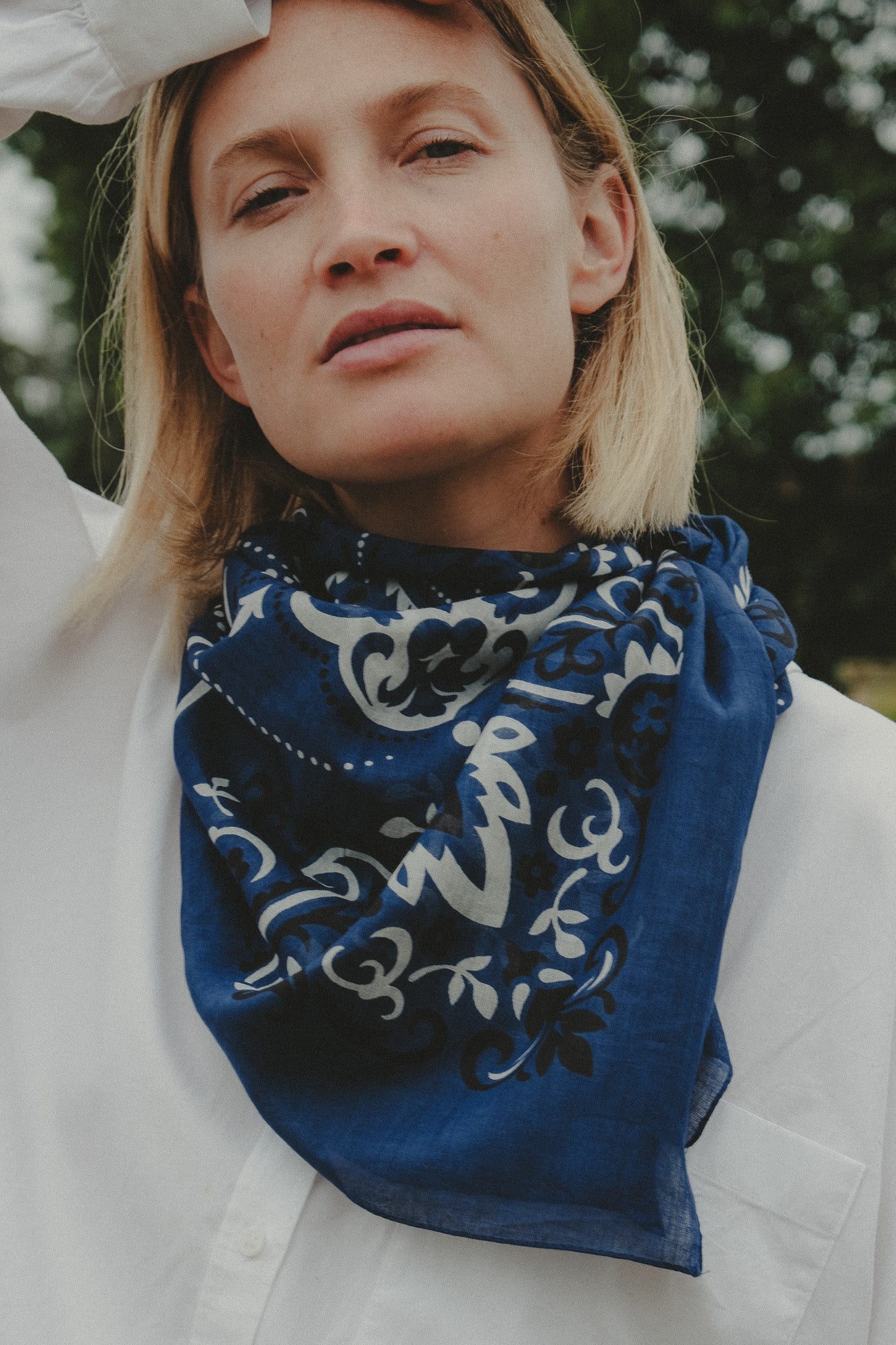 Bandana Navy cotton