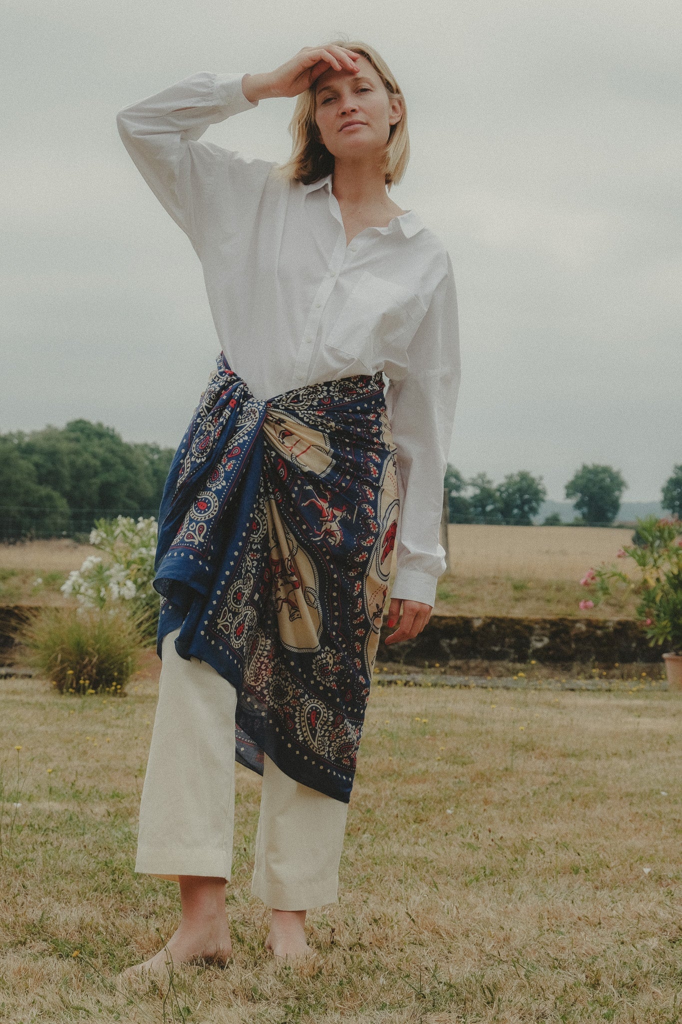 Rodeo Navy Sarong