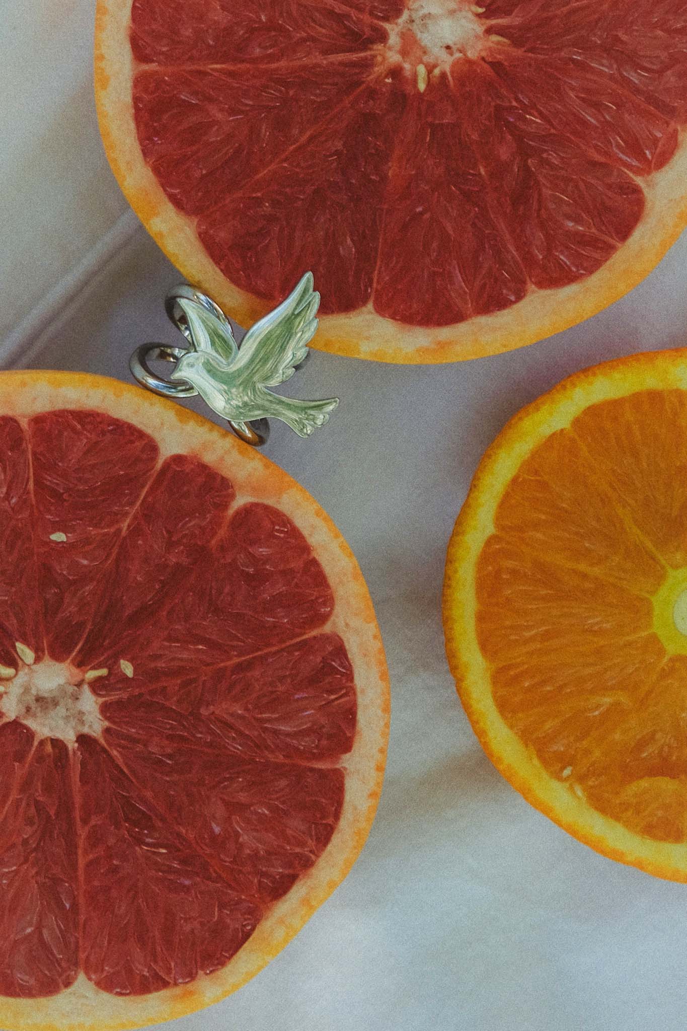 Silver Colombe Ring