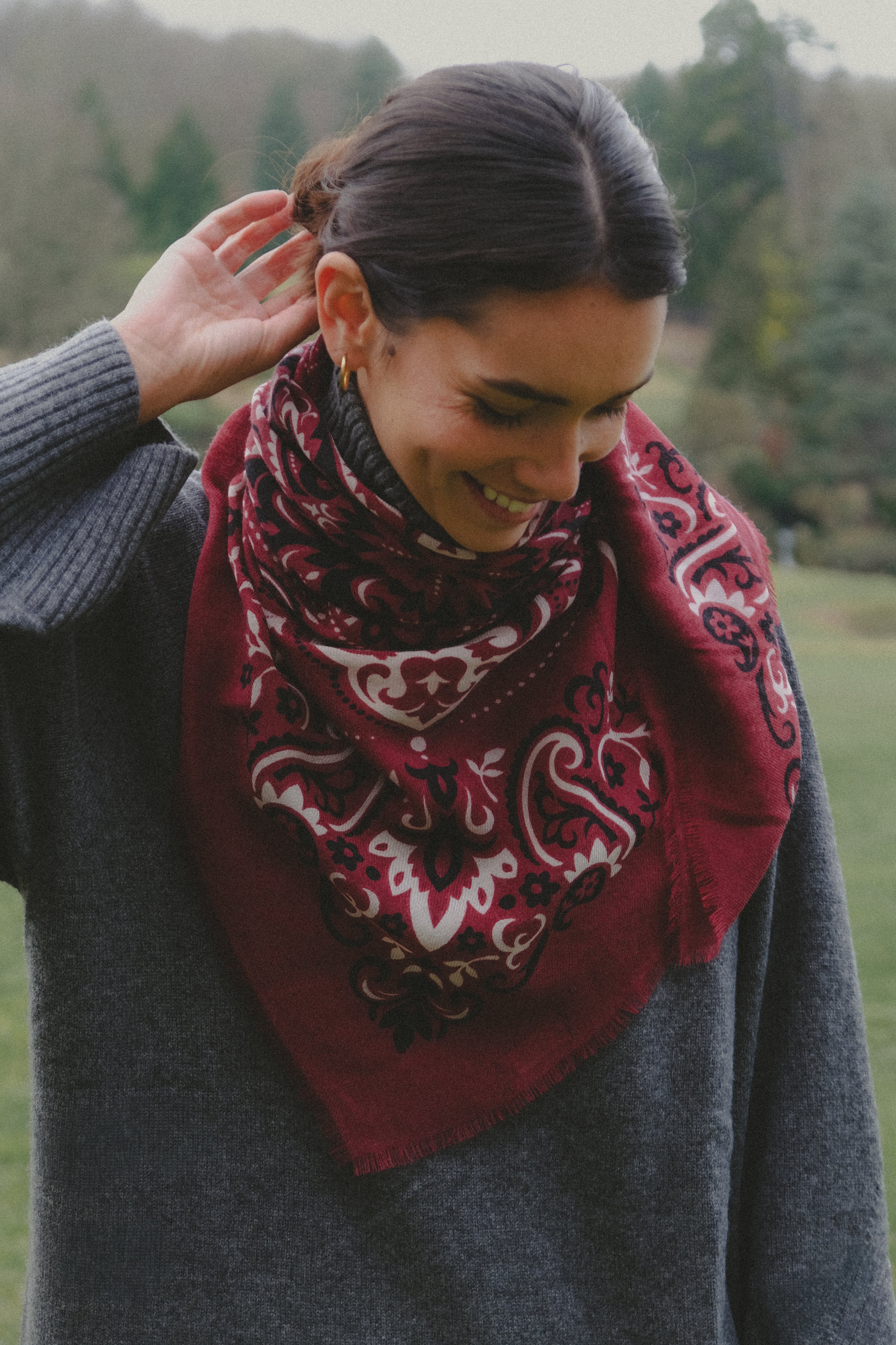 Bandana Bordeaux WC