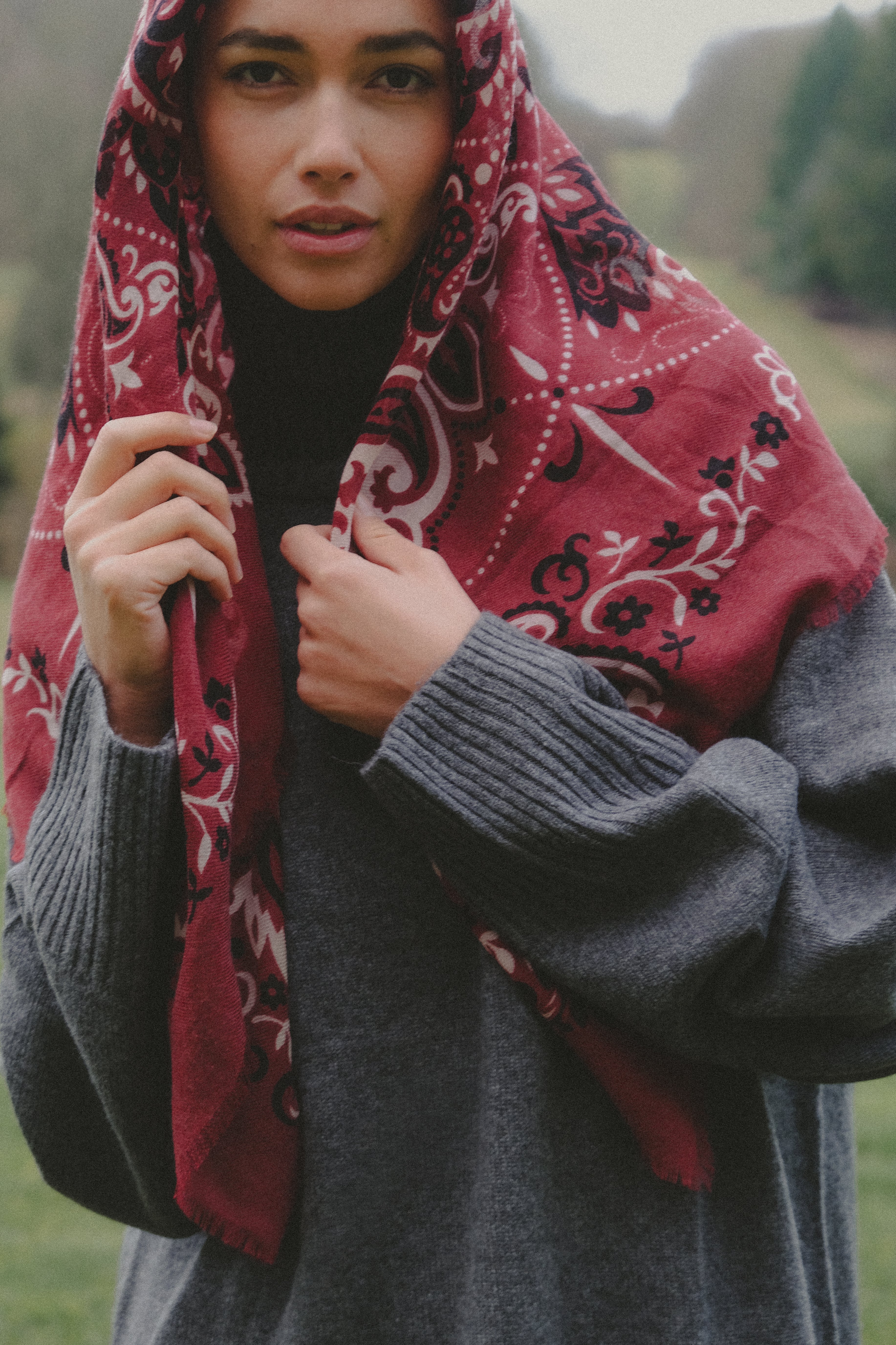 Bandana Bordeaux WC