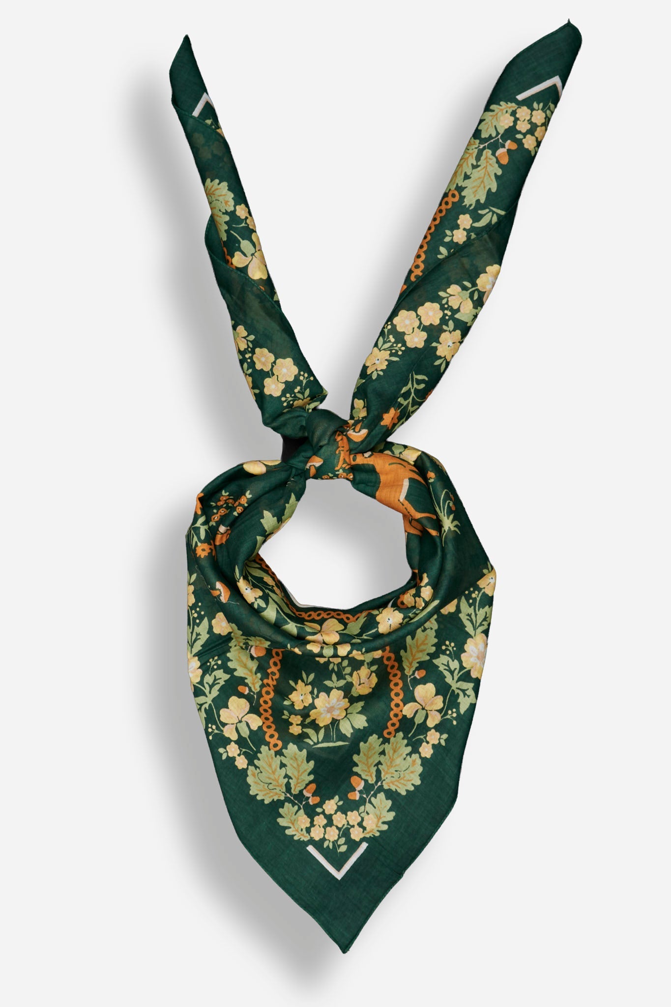Retour de Forêt Green Forest cotton