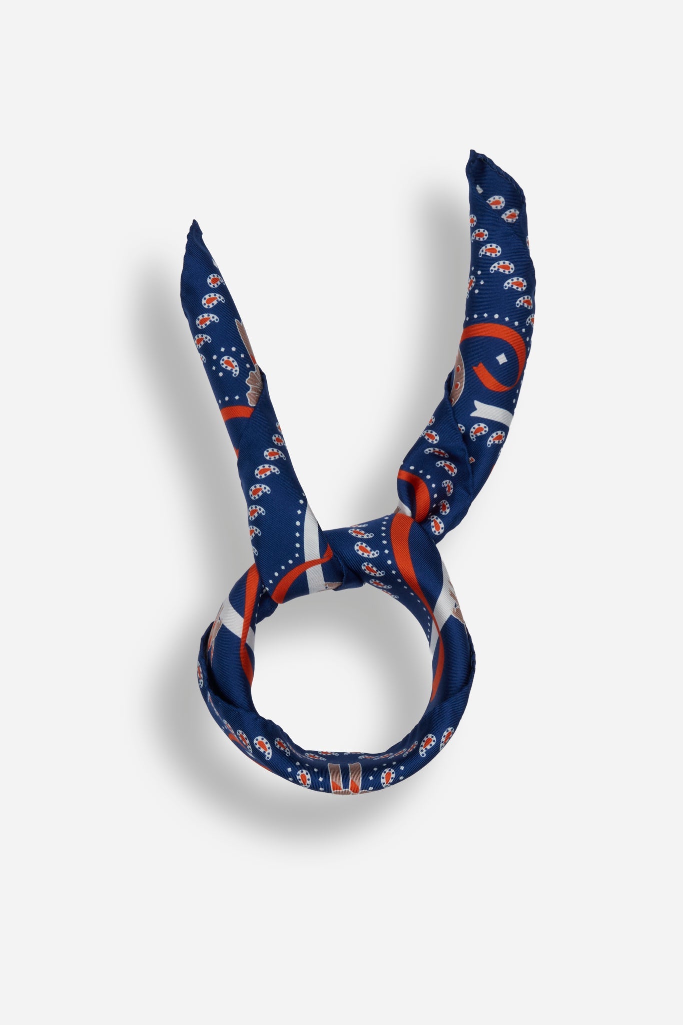 Small Jumping Royal Blue Silk