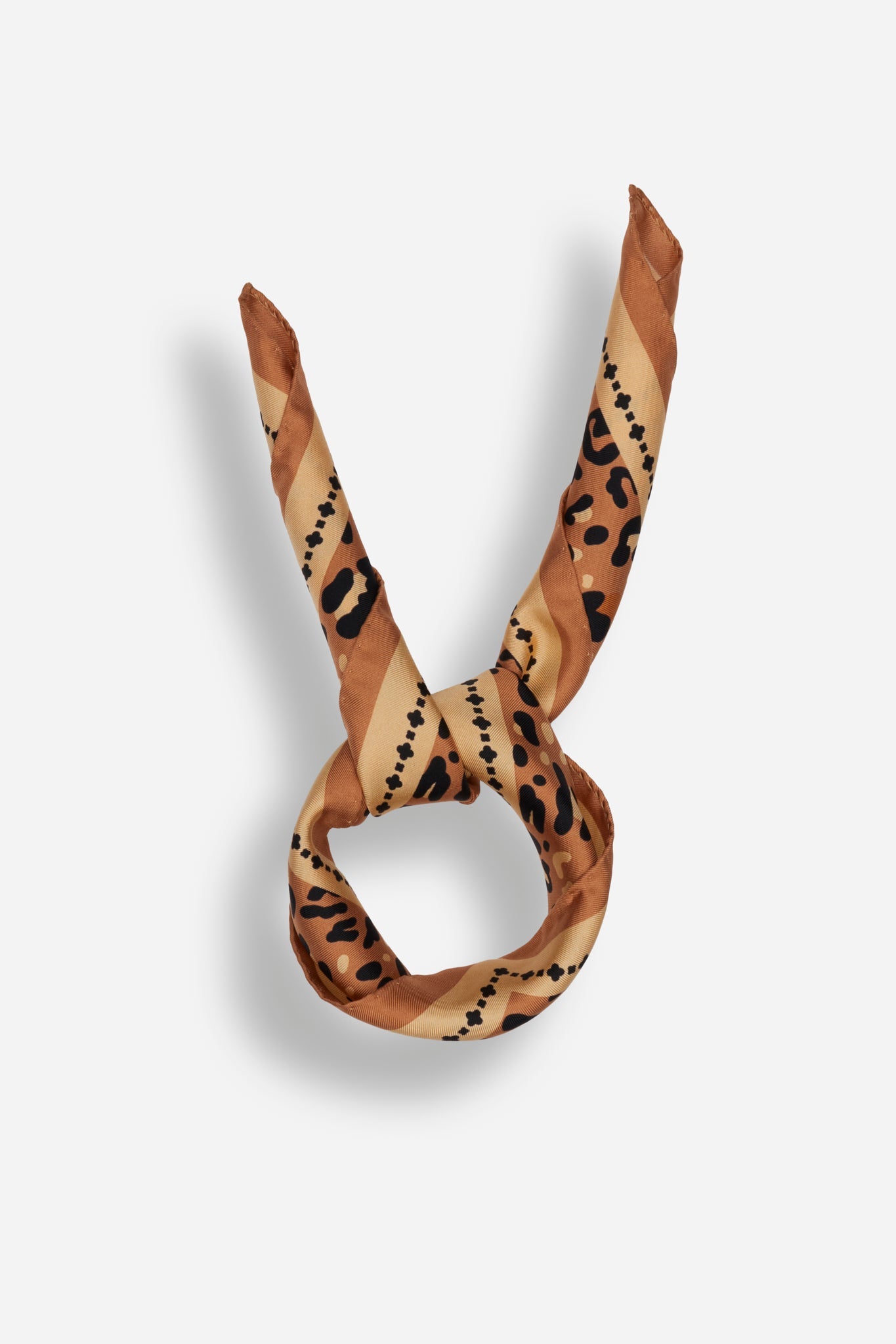 Small Leo Camel Silk