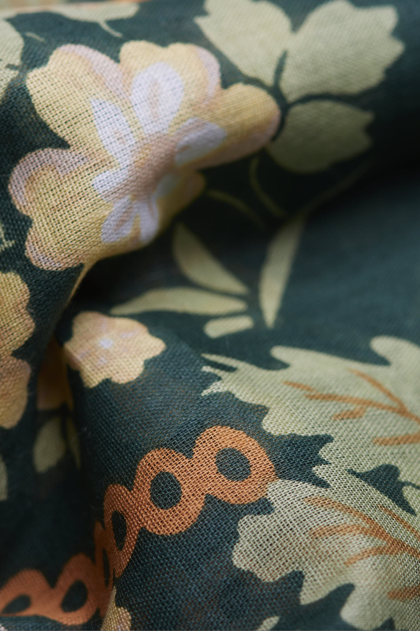 Retour de Forêt Green Forest cotton