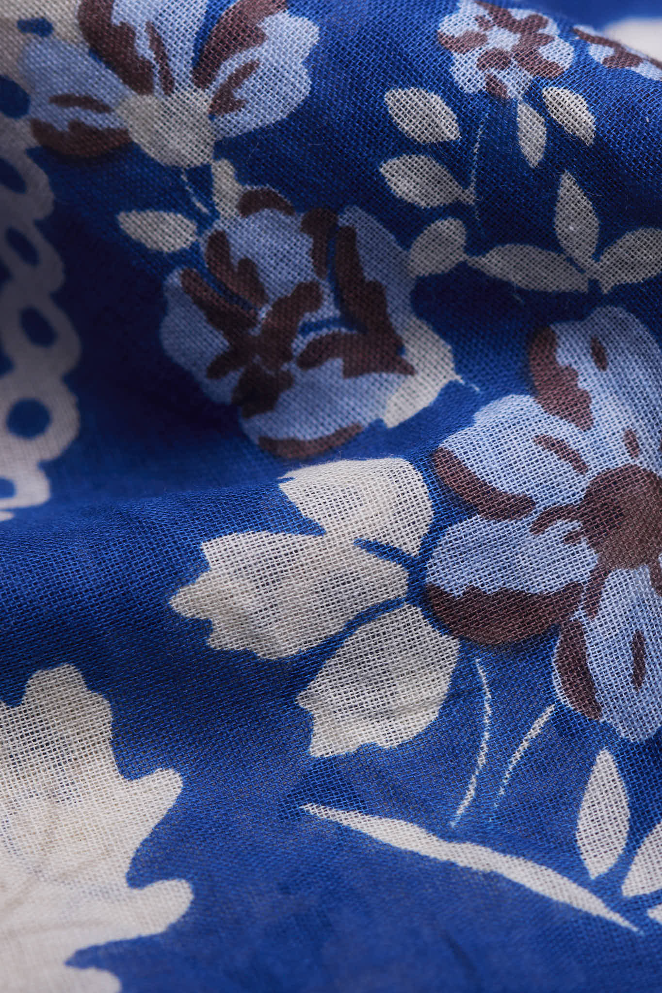 Retour de Forêt Frosty Blue cotton