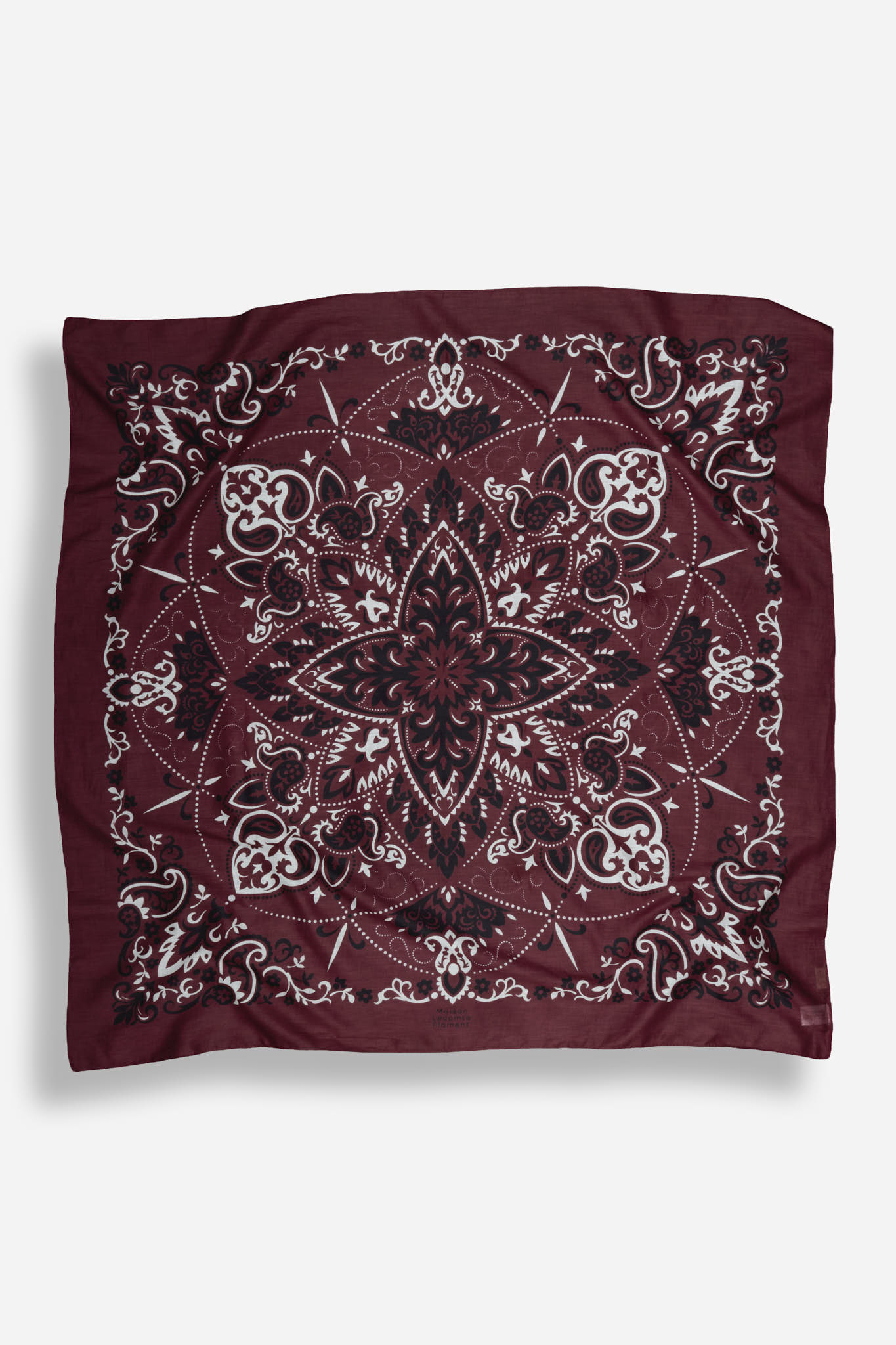 Bandana Burgundy cotton