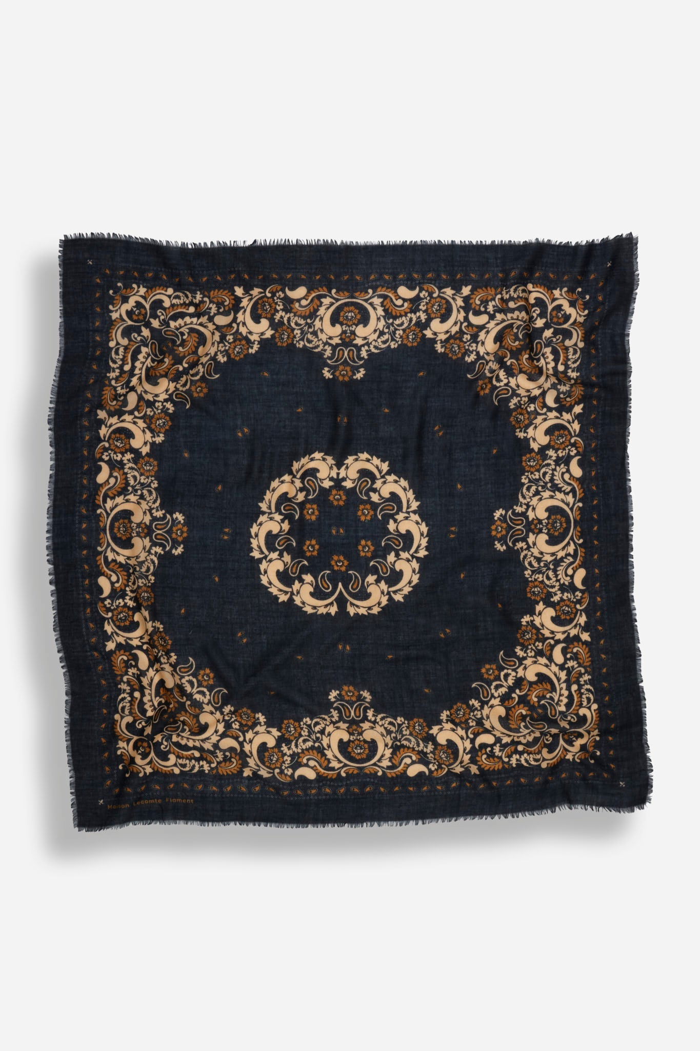 Bandana Flowers Navy WC