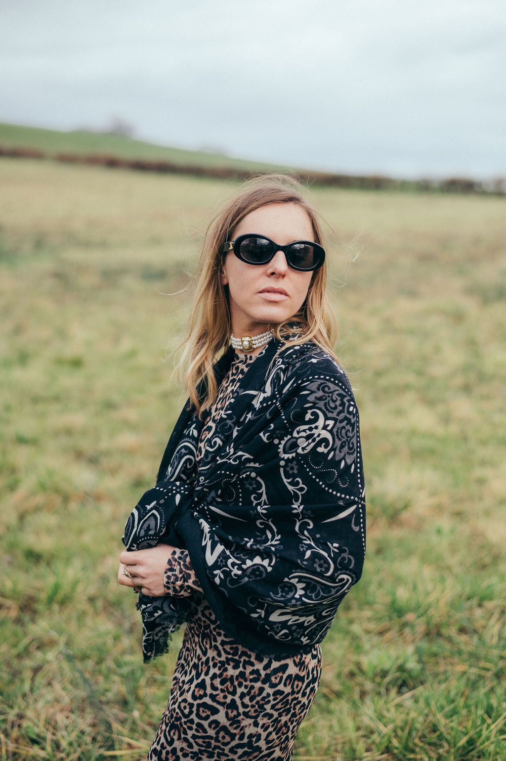 Bandana Black scarf WC