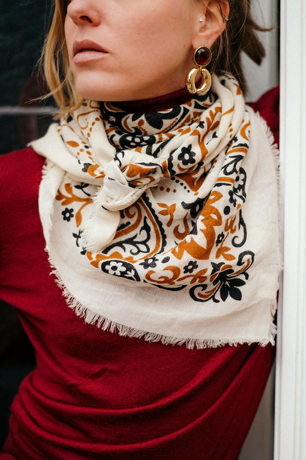Bandana Milk and Camel WS