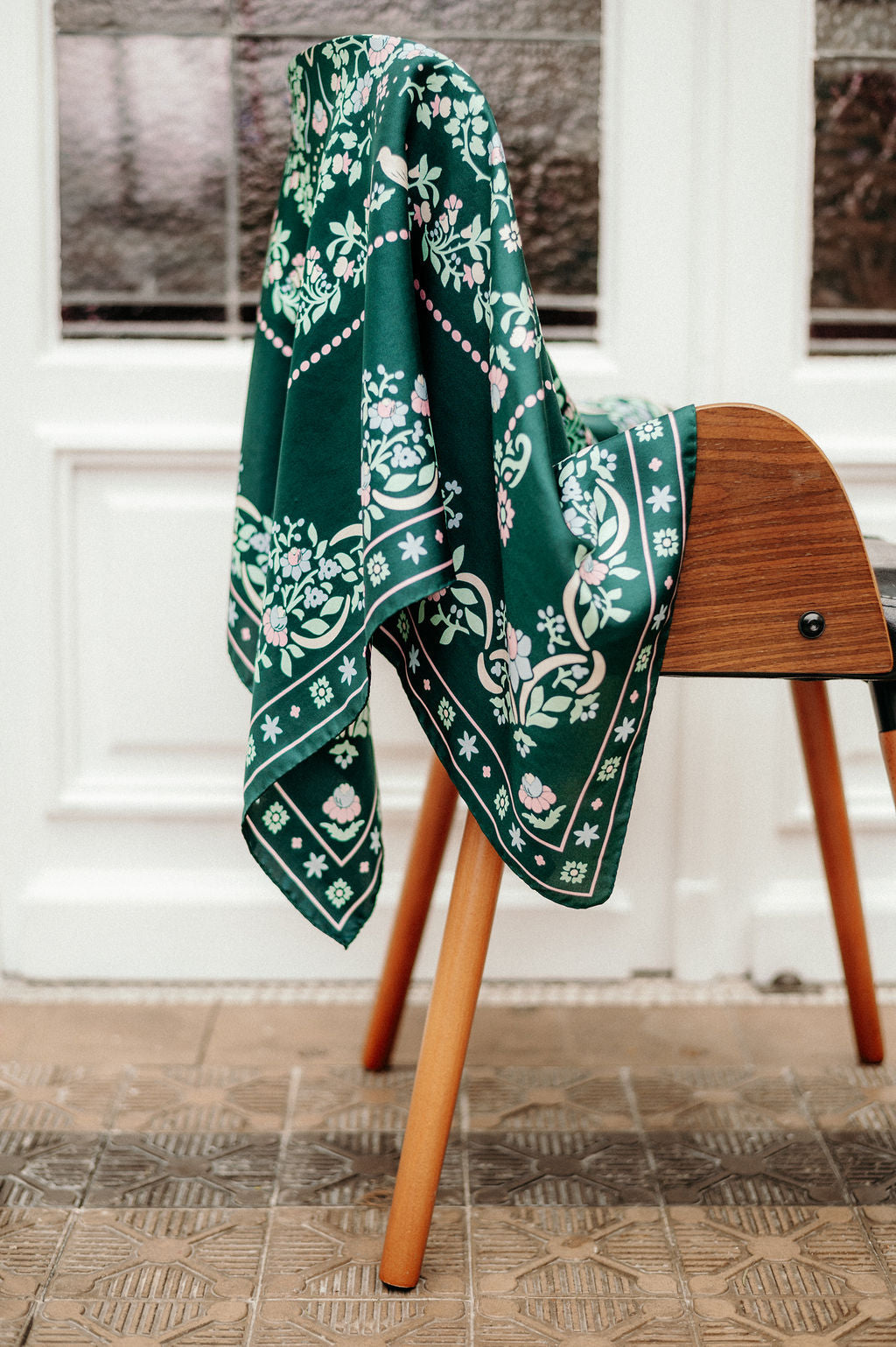 Secret garden Green Silk