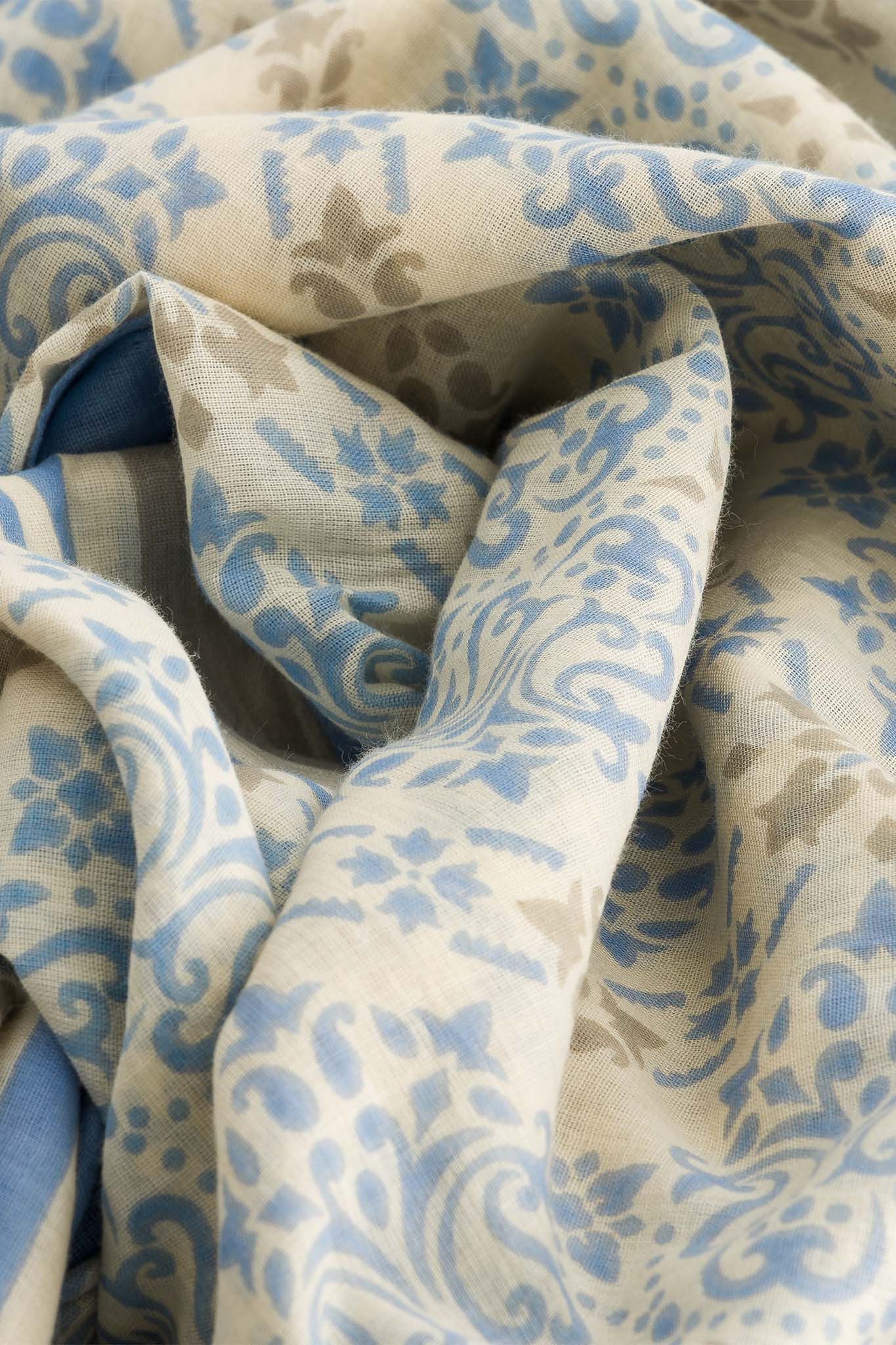 Large Azulejos Sky Sarong