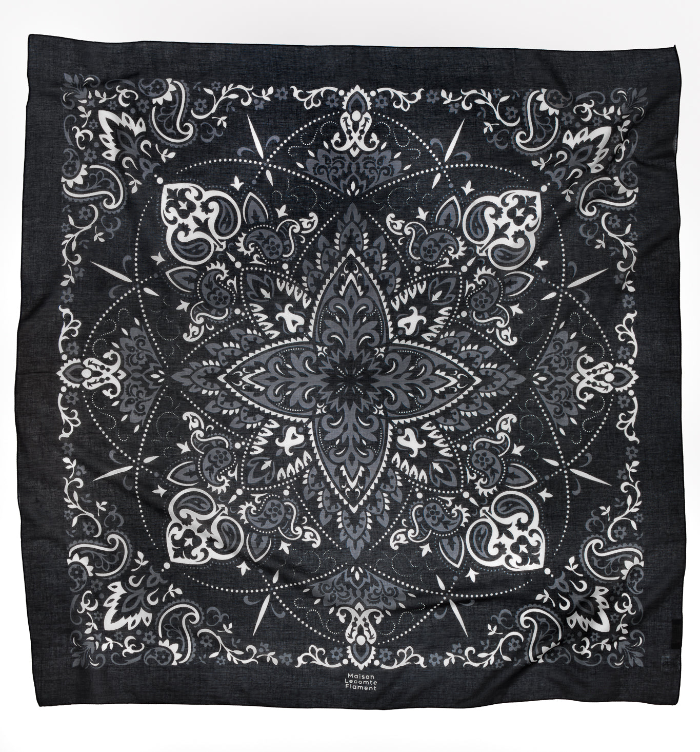 Bandana Black cotton