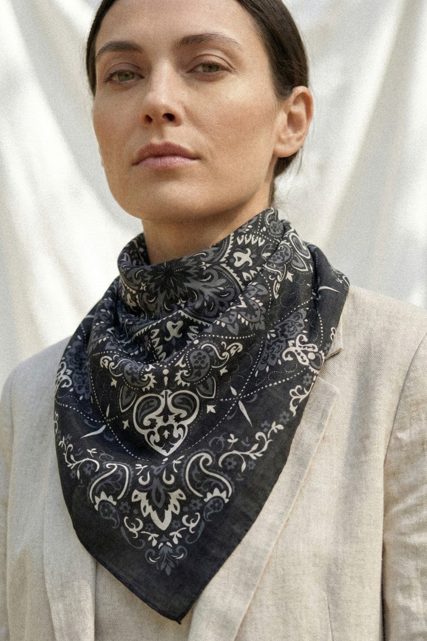 Bandana Black cotton