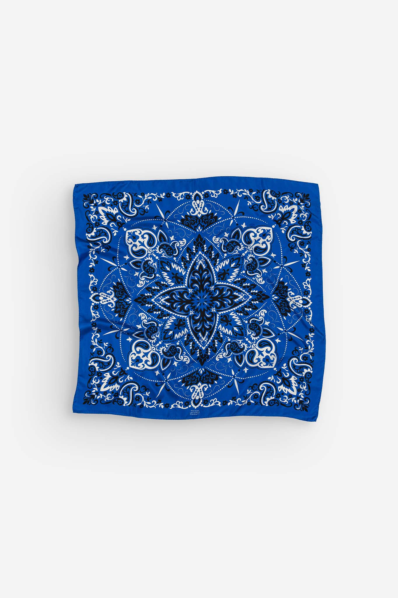 Bandana Blue Silk