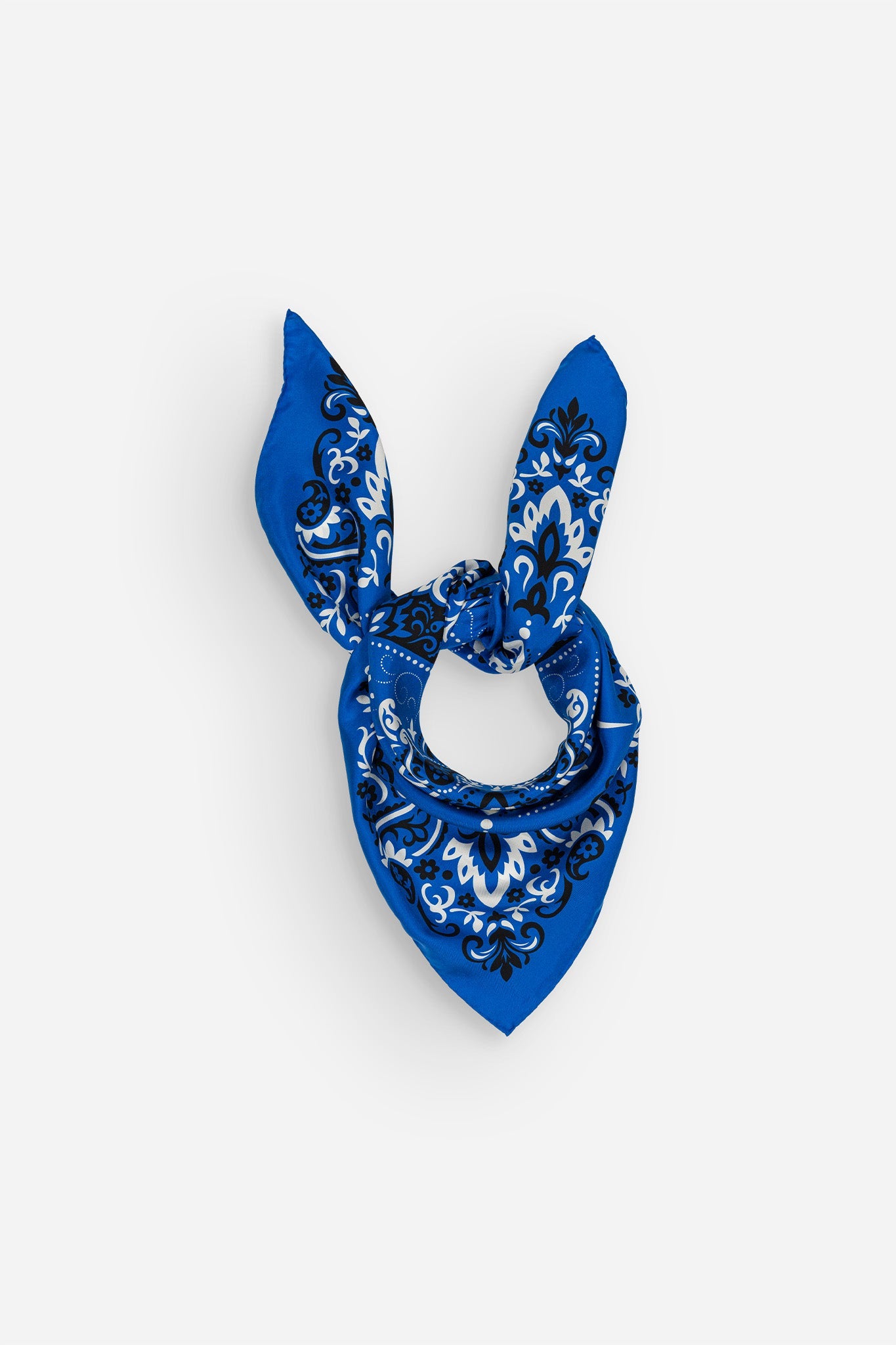 Bandana Blue Silk