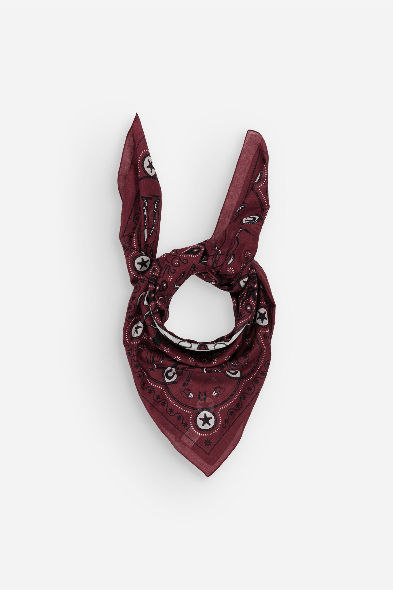 Far West Burgundy Cotton