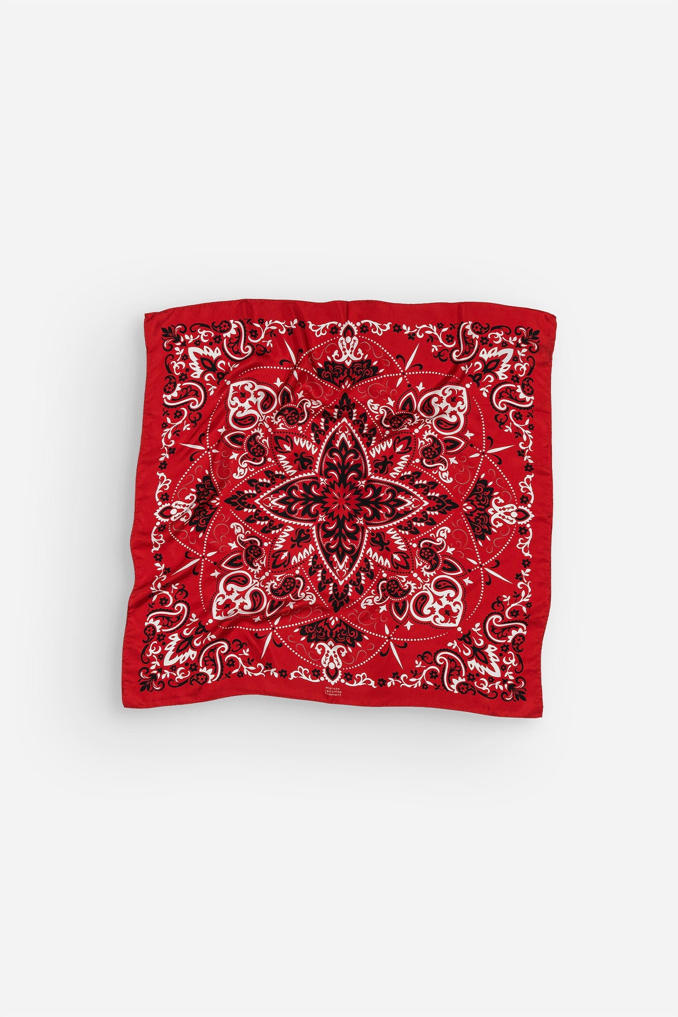 Bandana Red Silk