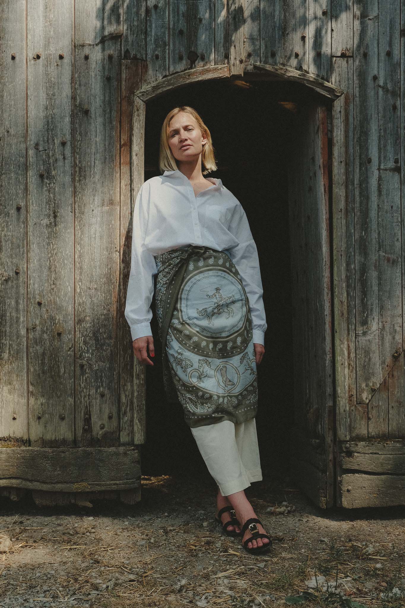 Rodeo Olive Sarong