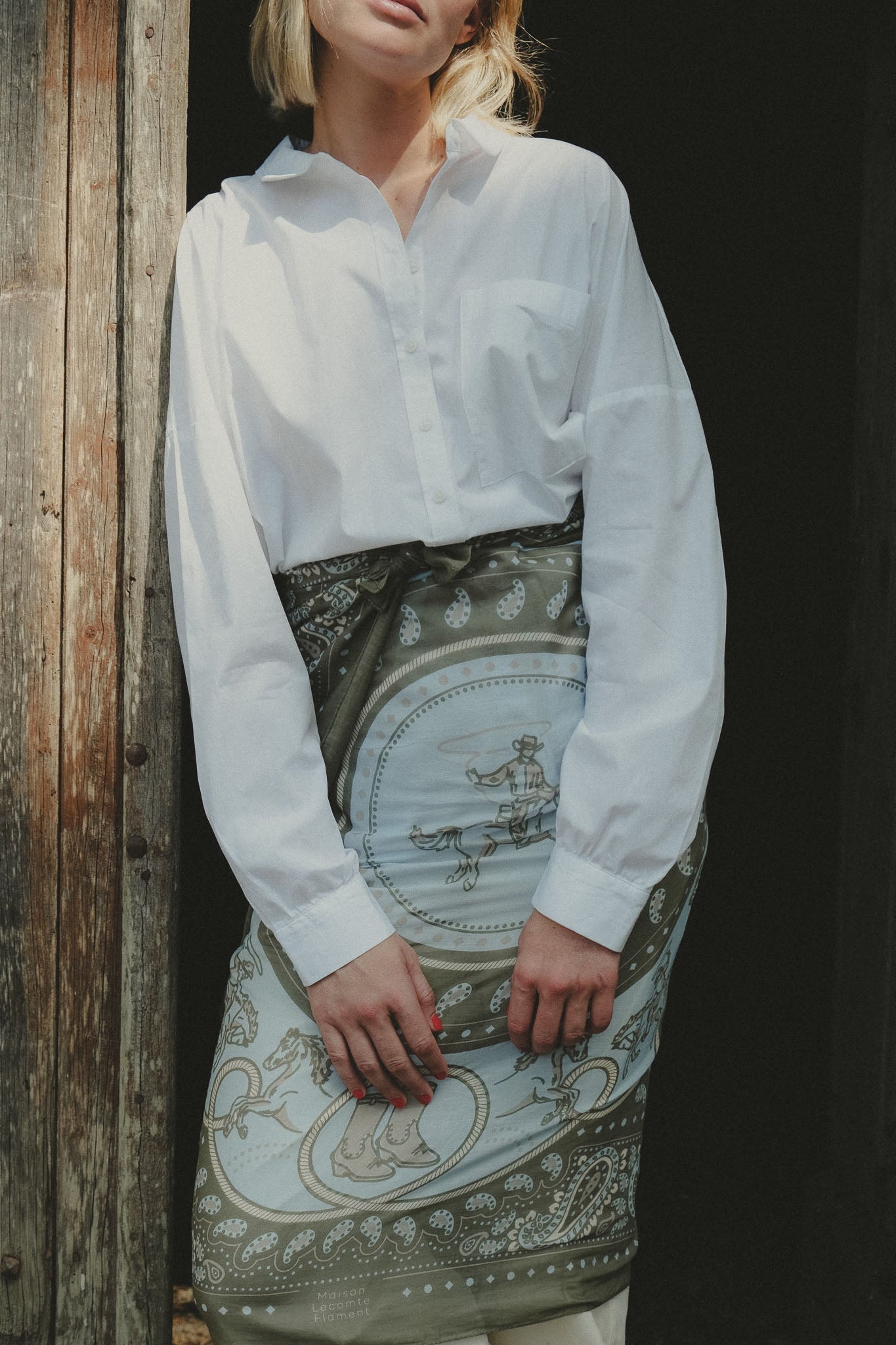 Rodeo Olive Sarong