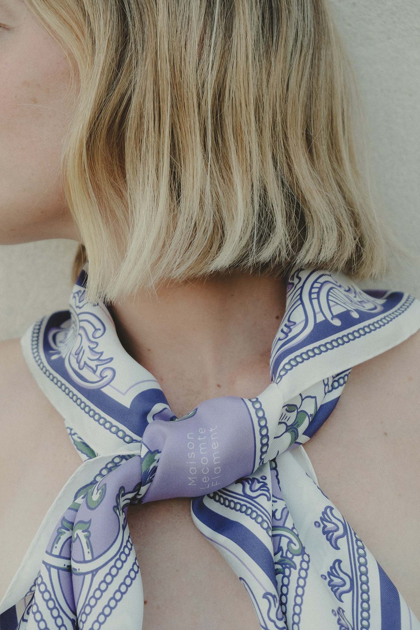 Mosaic Lilac Silk