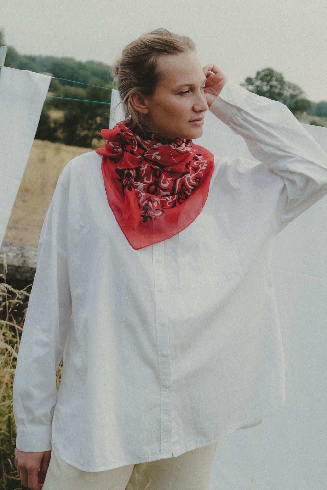 Bandana Red cotton